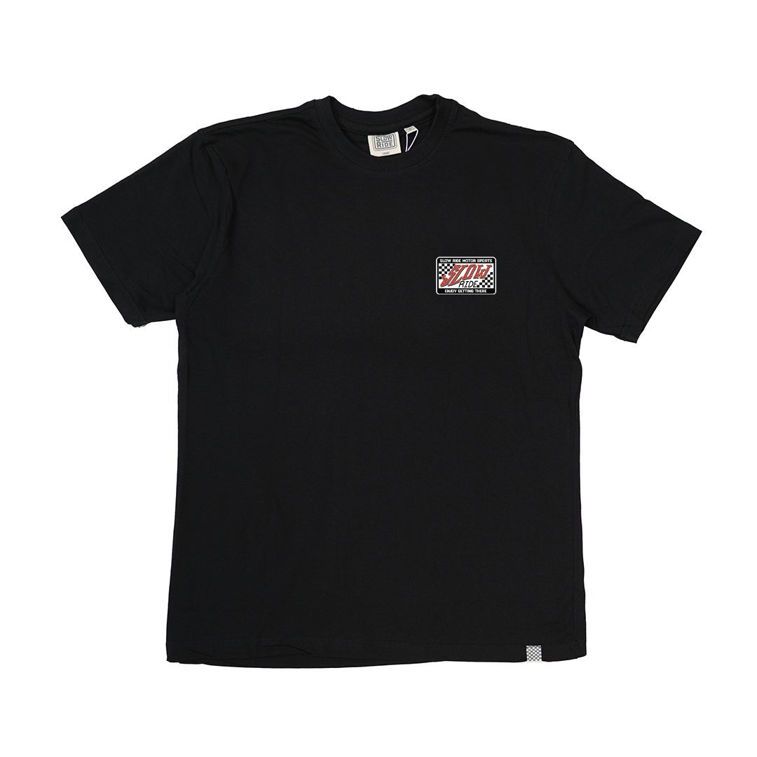 Check Patch Tee - Slow Ride