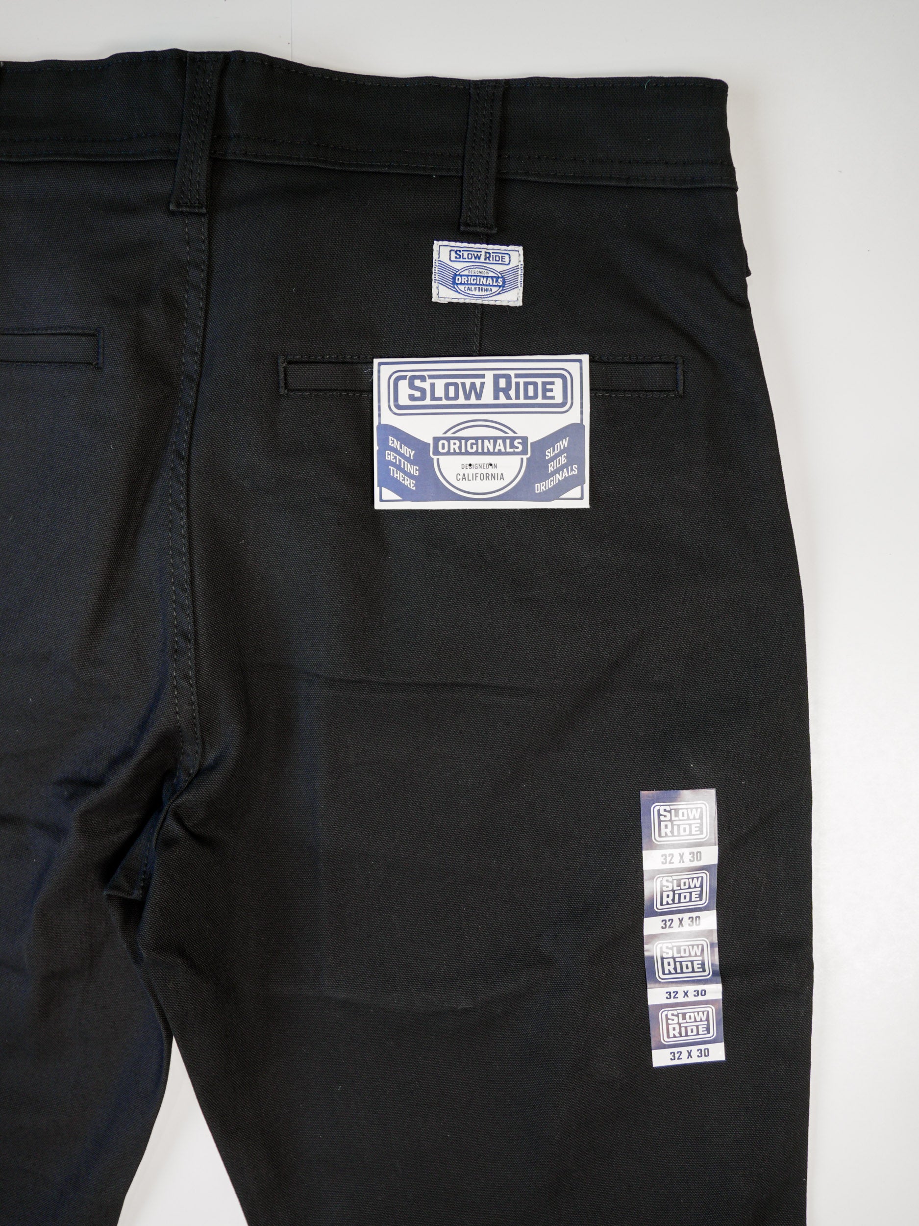 Chino Work Pant Black - Slow Ride