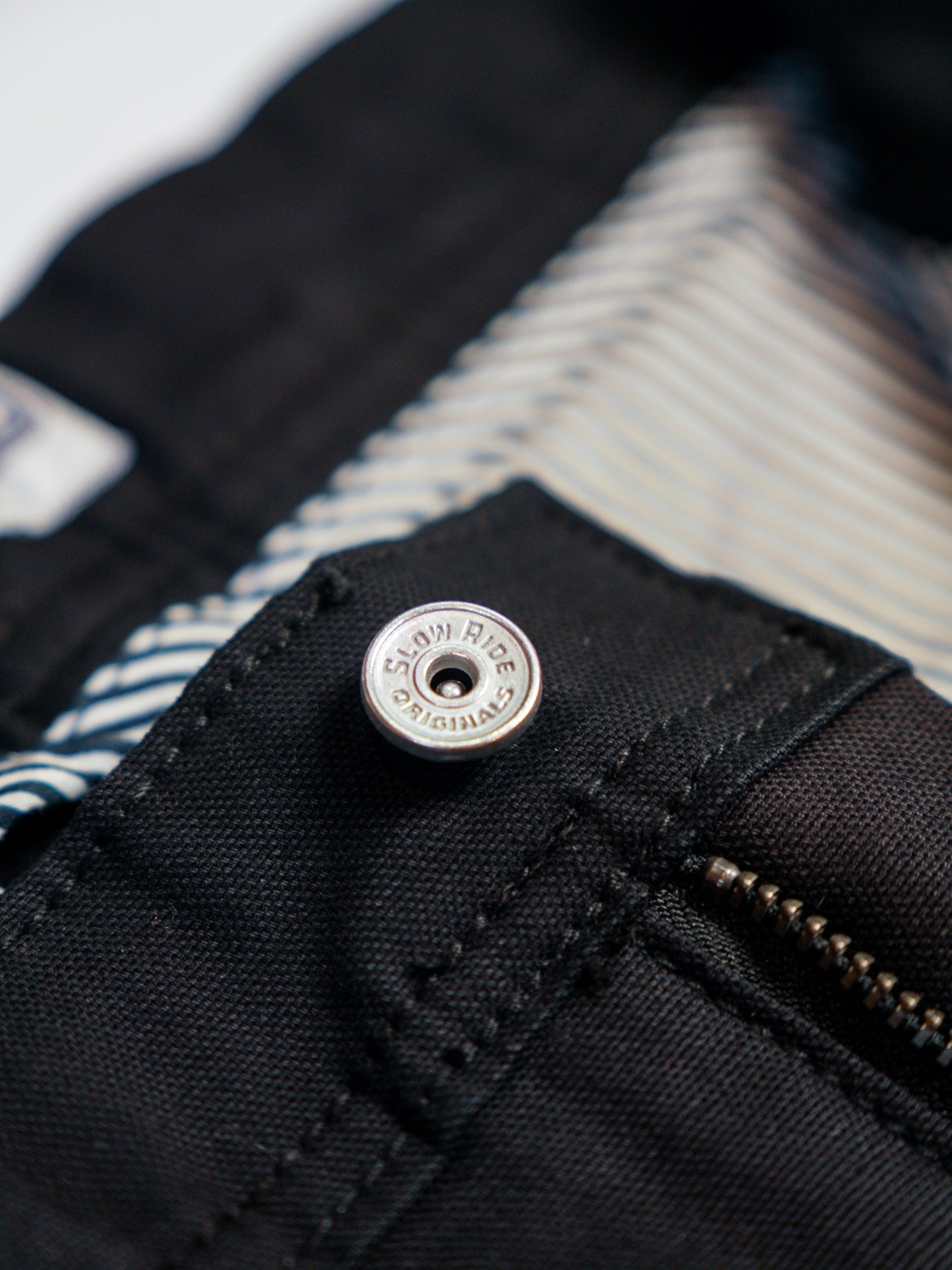 Chino Work Pant Black - Slow Ride