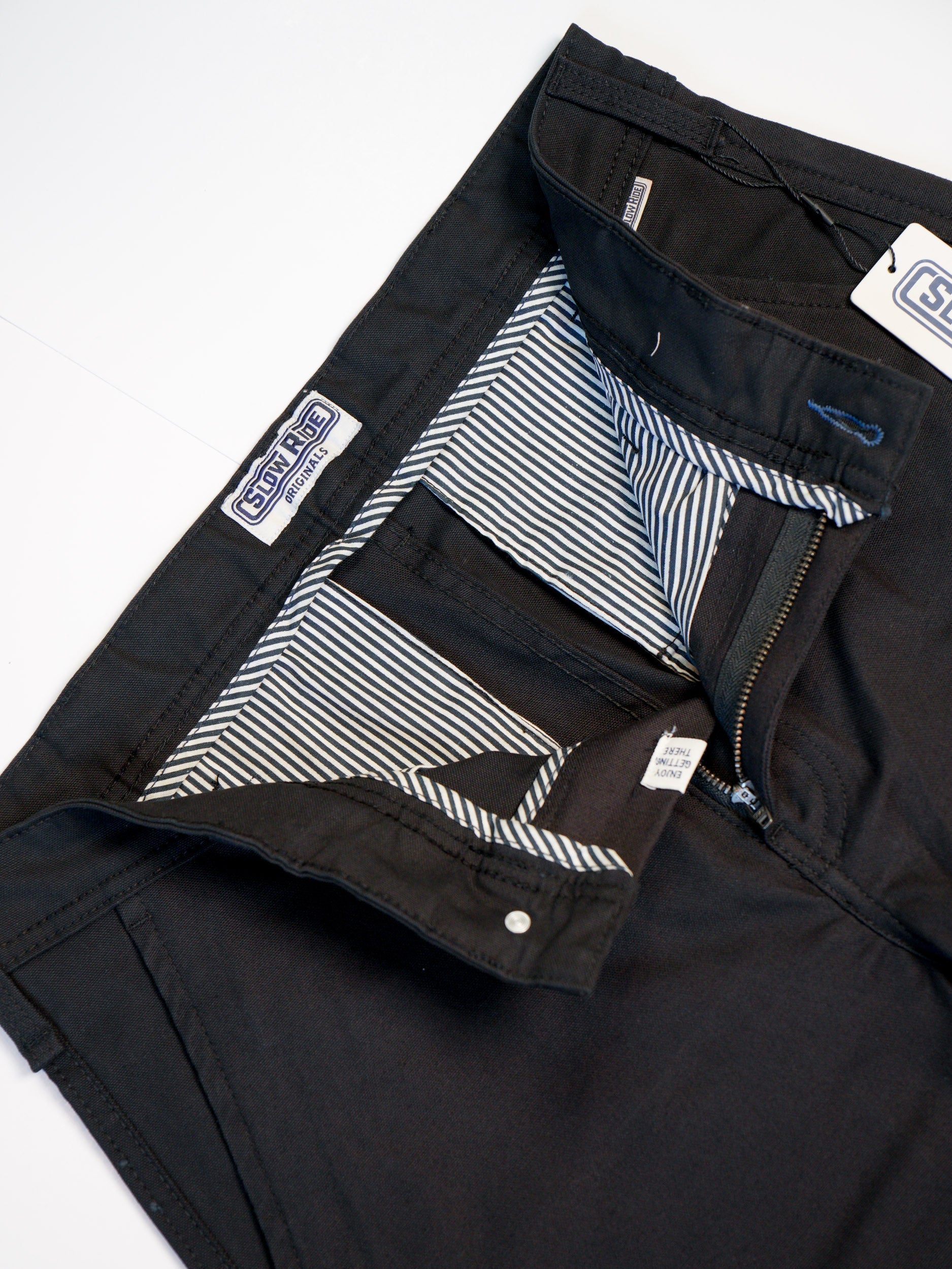 Chino Work Pant Black - Slow Ride