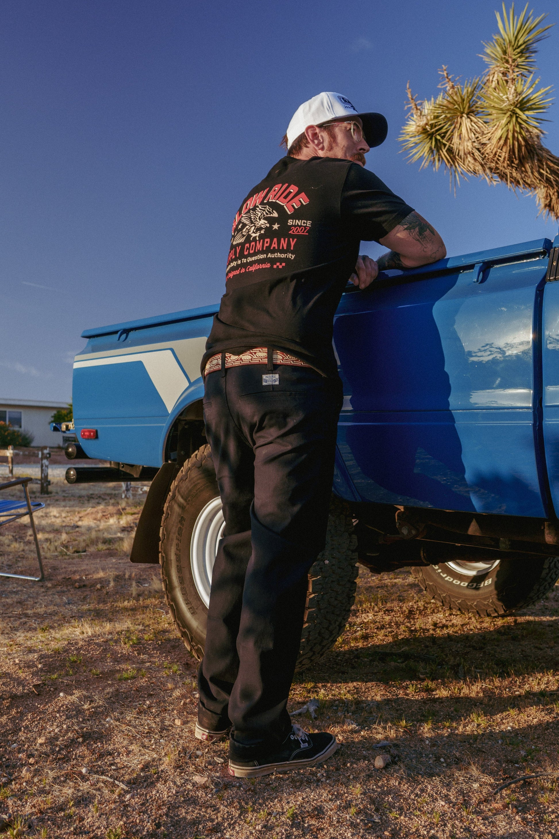 Chino Work Pant Black - Slow Ride