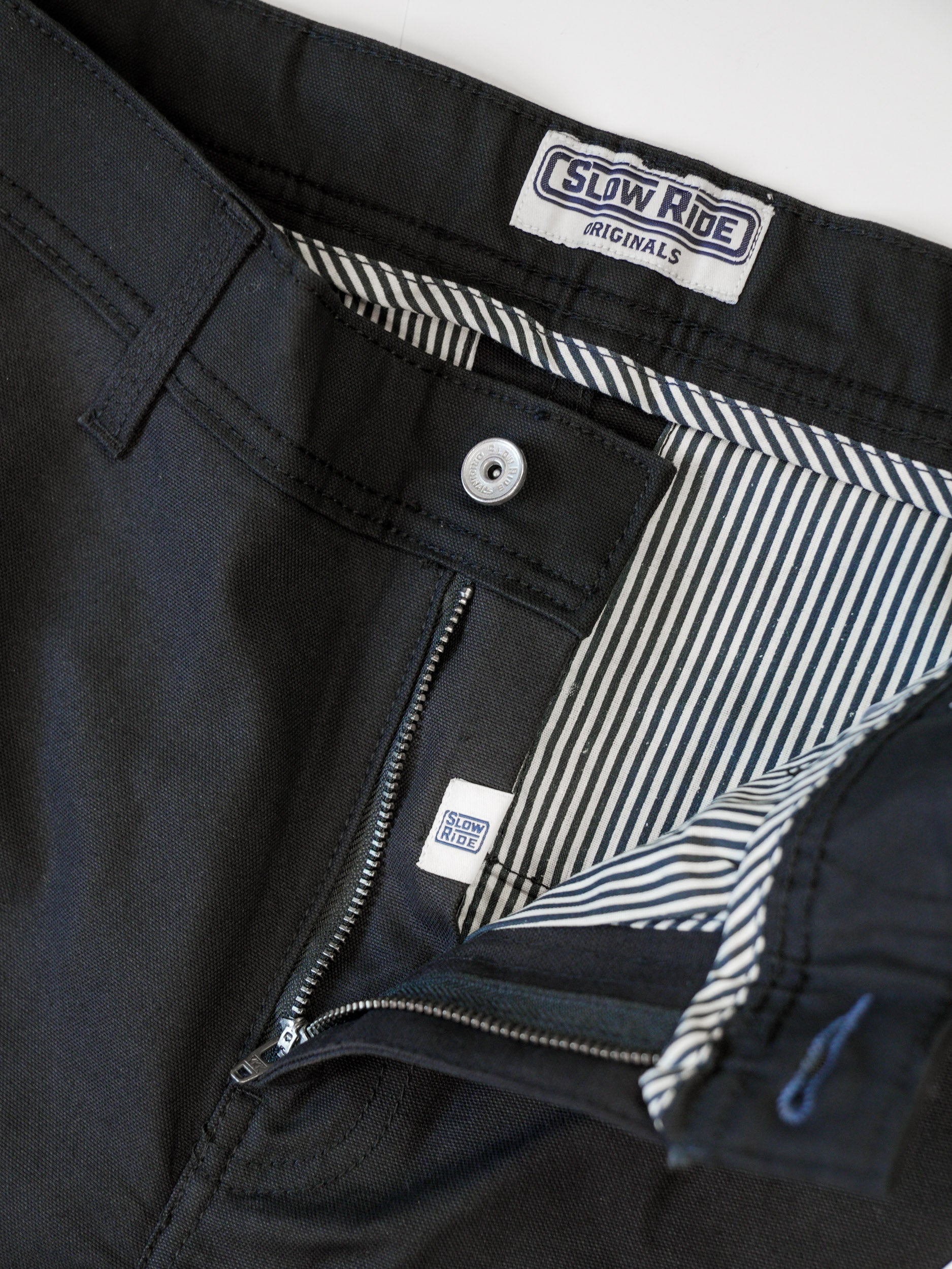 Chino Work Pant Black - Slow Ride
