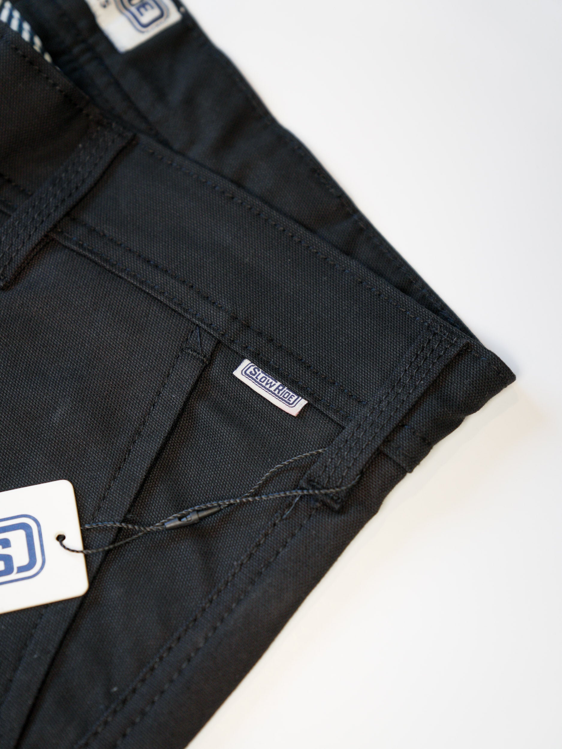 Chino Work Pant Black - Slow Ride