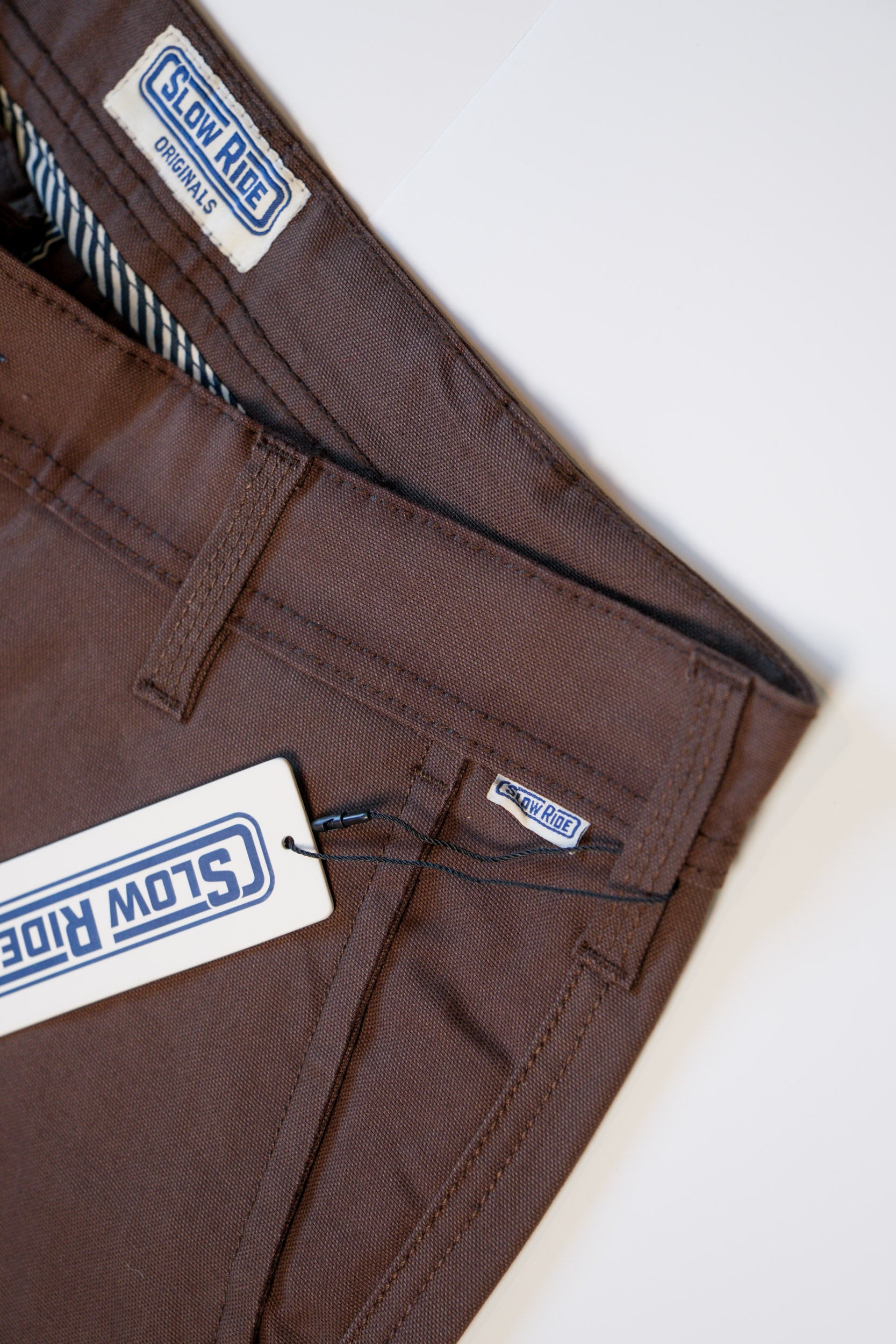 Chino Work Pant Brown - Slow Ride