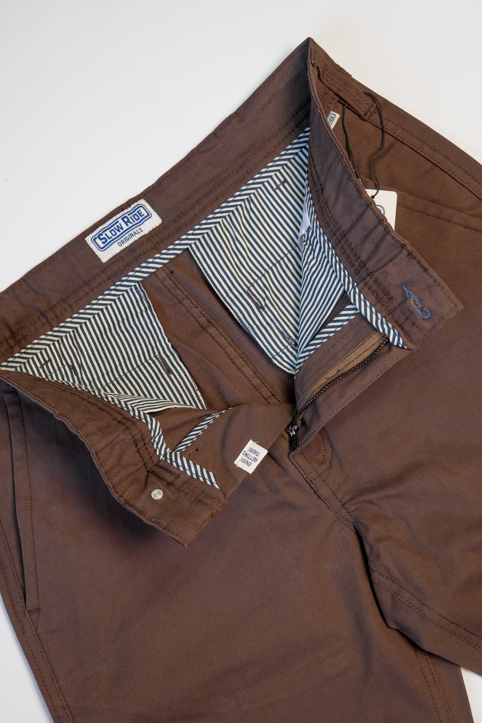 Chino Work Pant Brown - Slow Ride