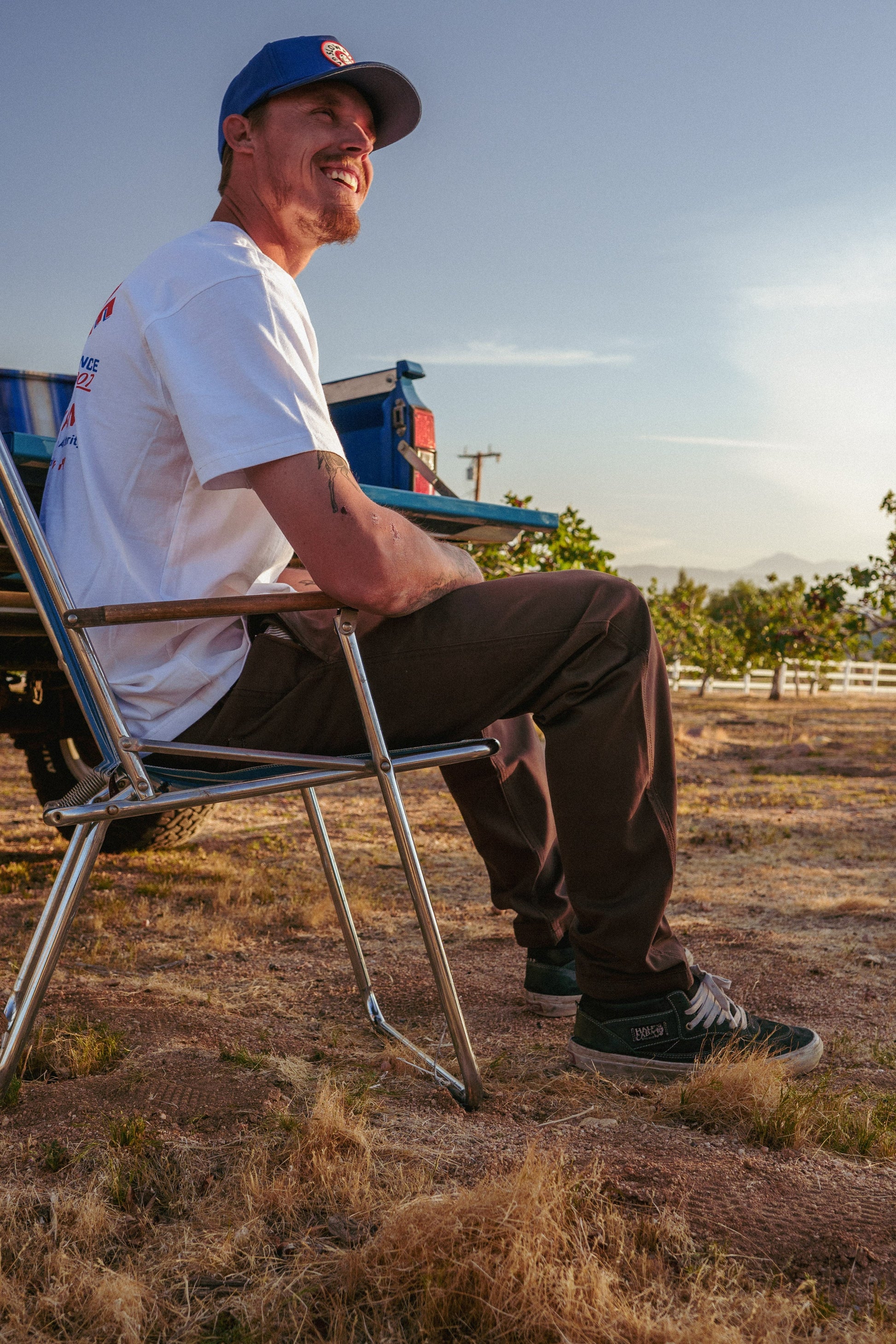 Chino Work Pant Brown - Slow Ride