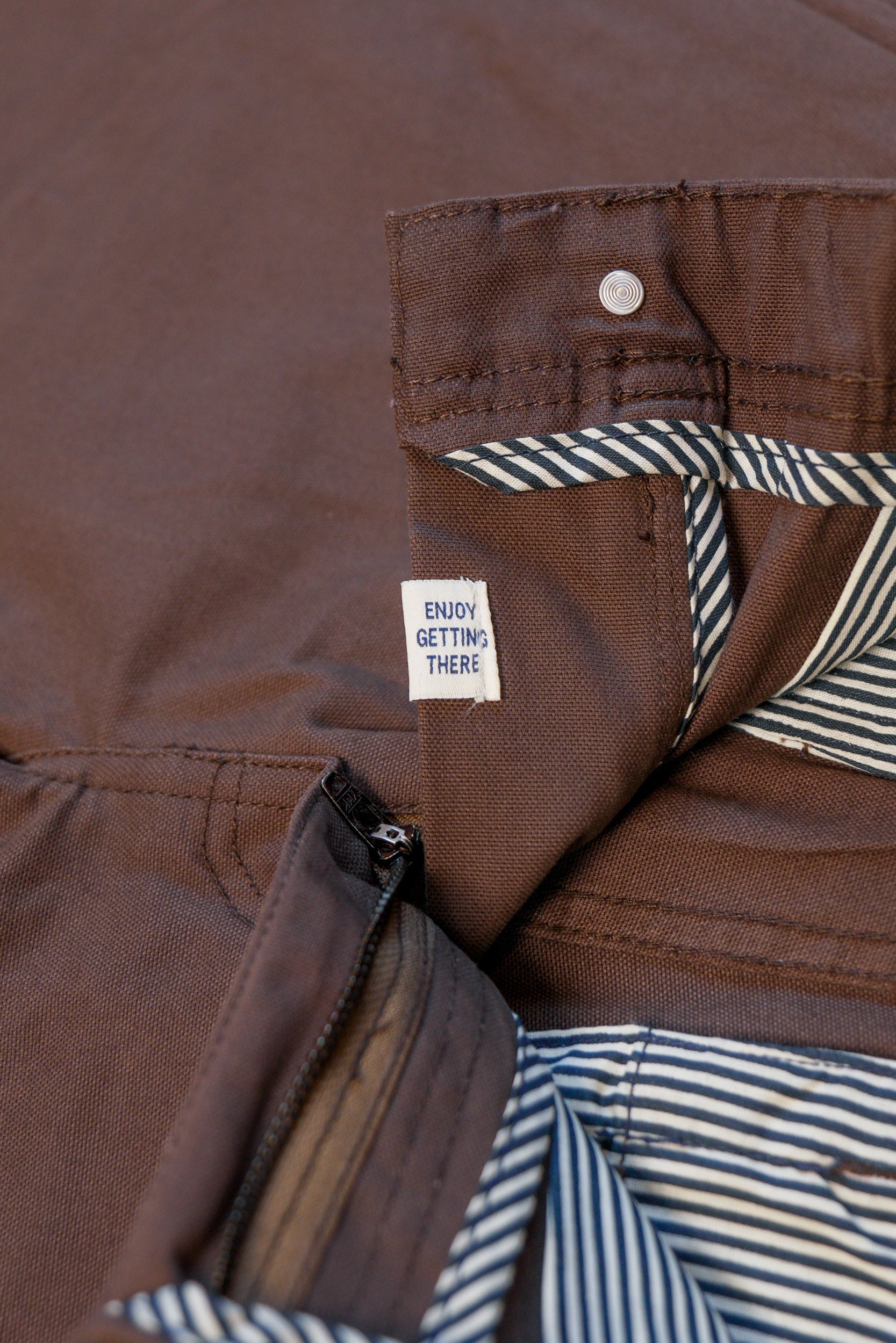 Chino Work Pant Brown - Slow Ride