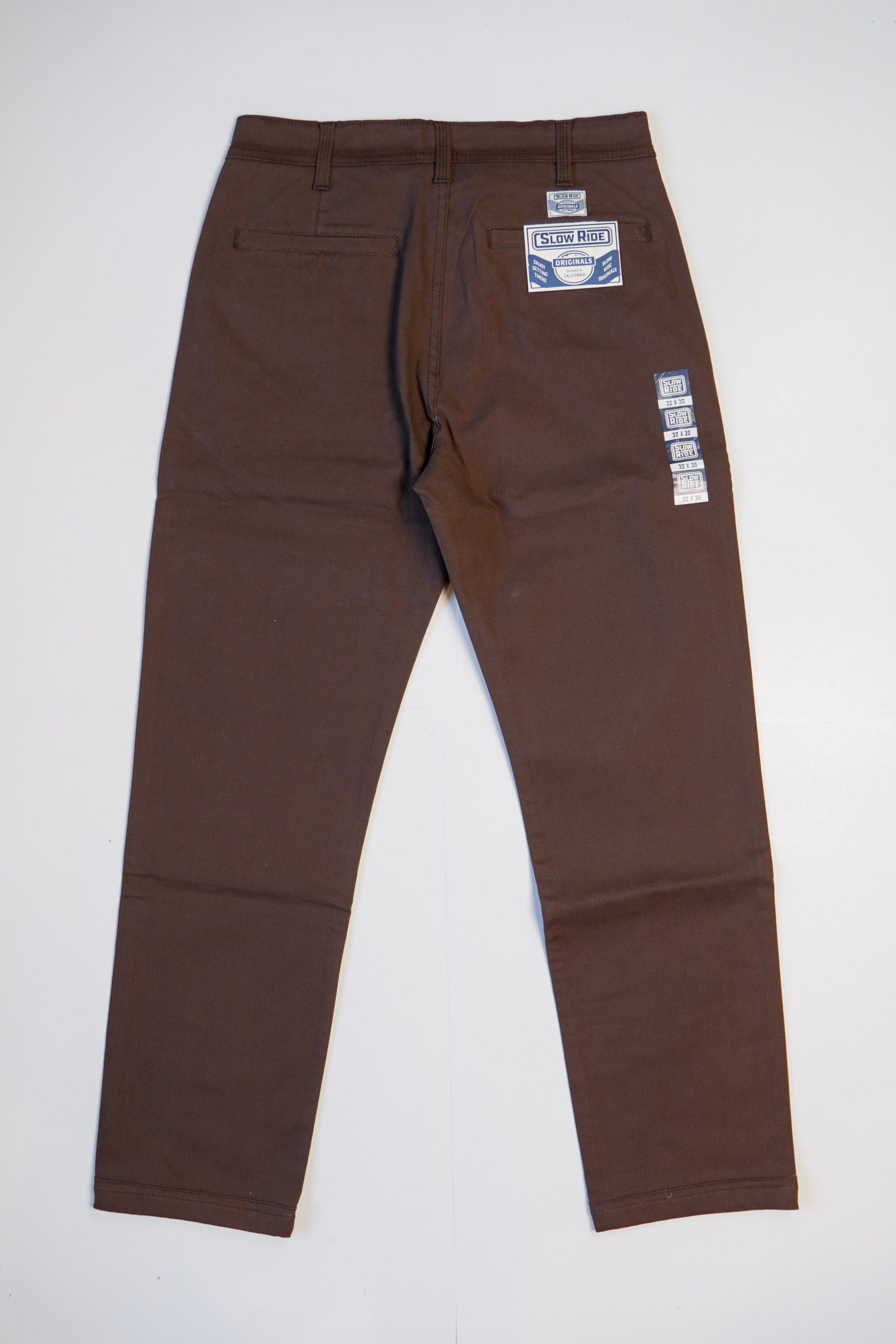 Chino Work Pant Brown - Slow Ride