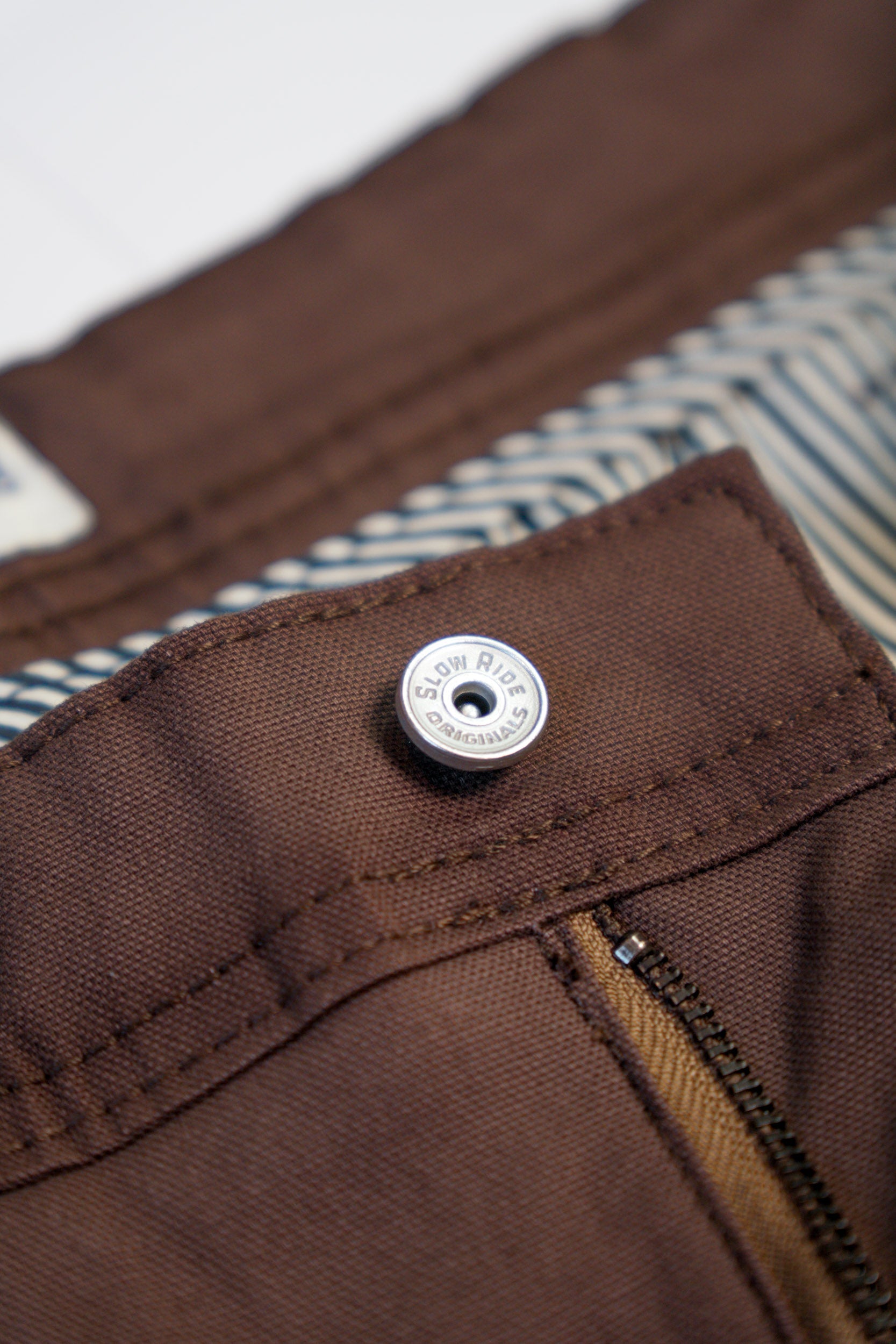 Chino Work Pant Brown - Slow Ride