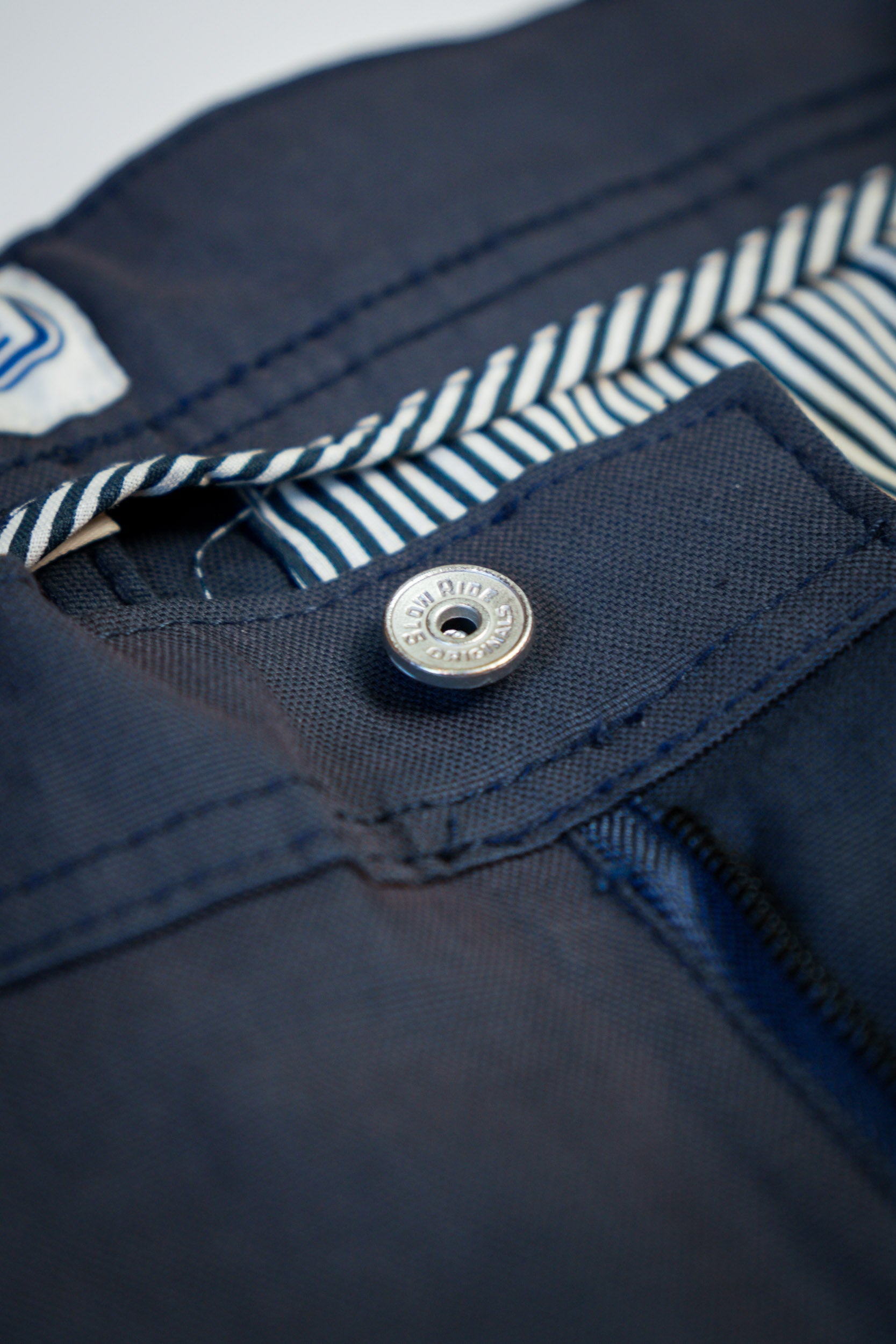 Chino Work Pant Vintage Navy - Slow Ride