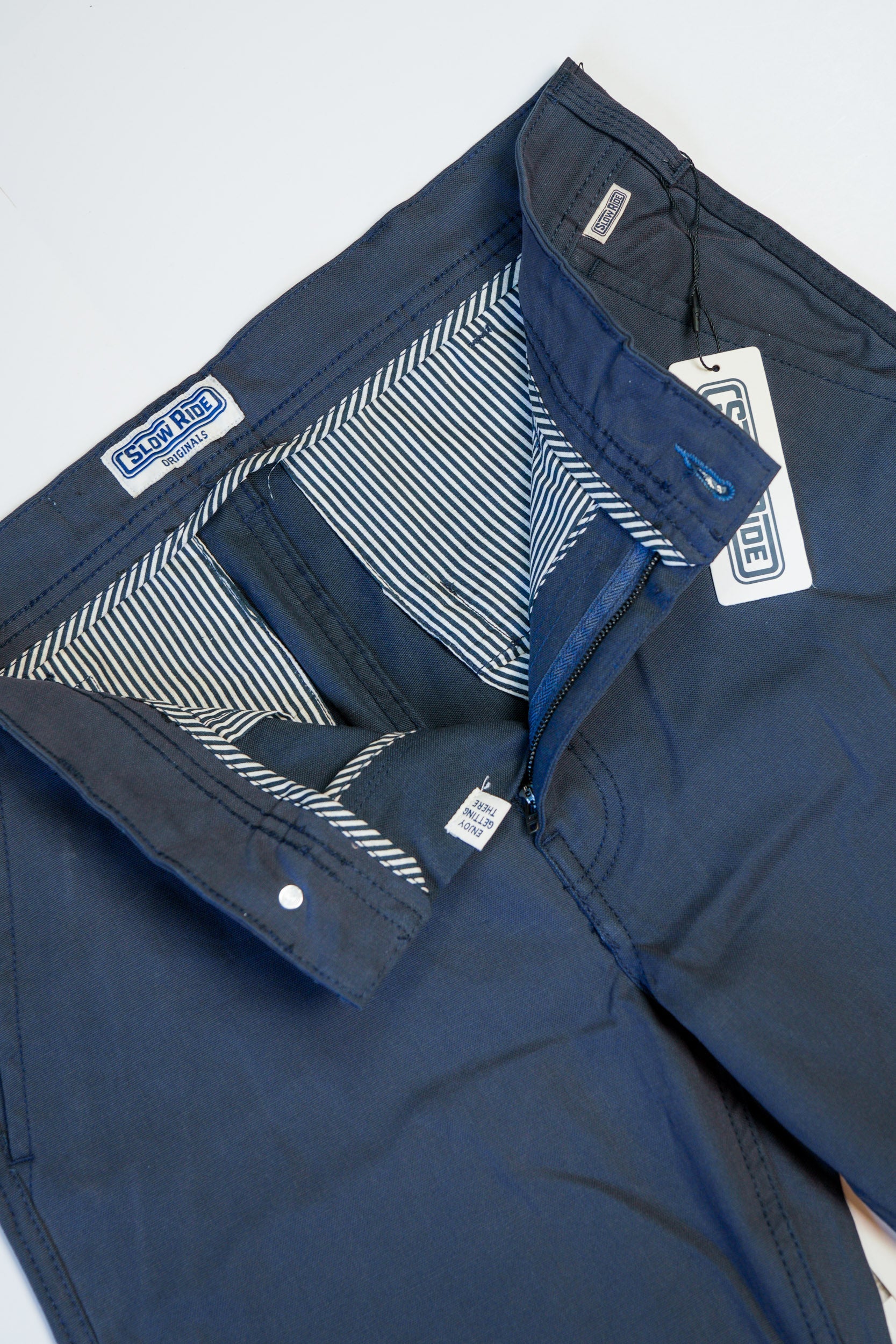 Chino Work Pant Vintage Navy - Slow Ride