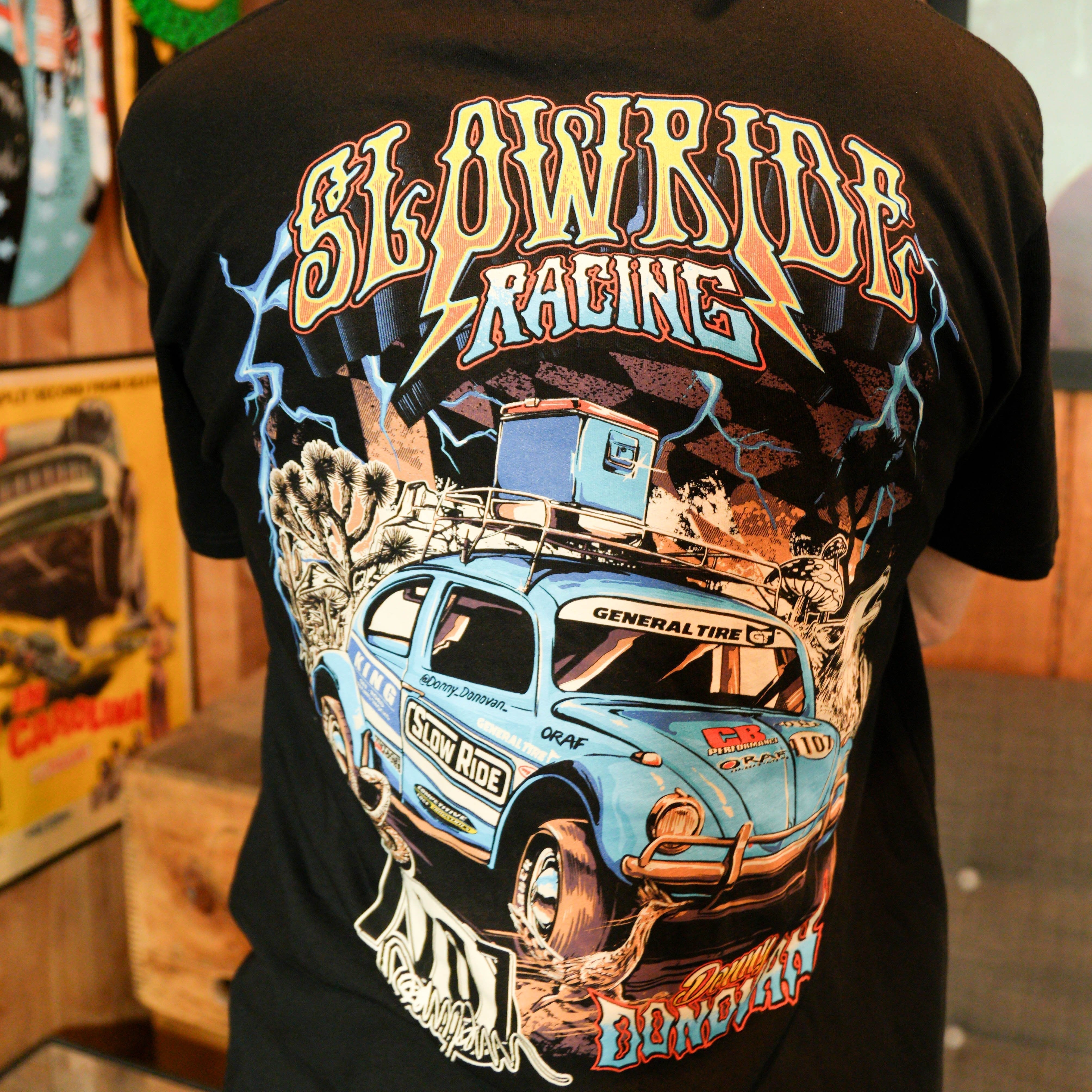 Donny Donovan 1107 Tee (Black) - Slow Ride