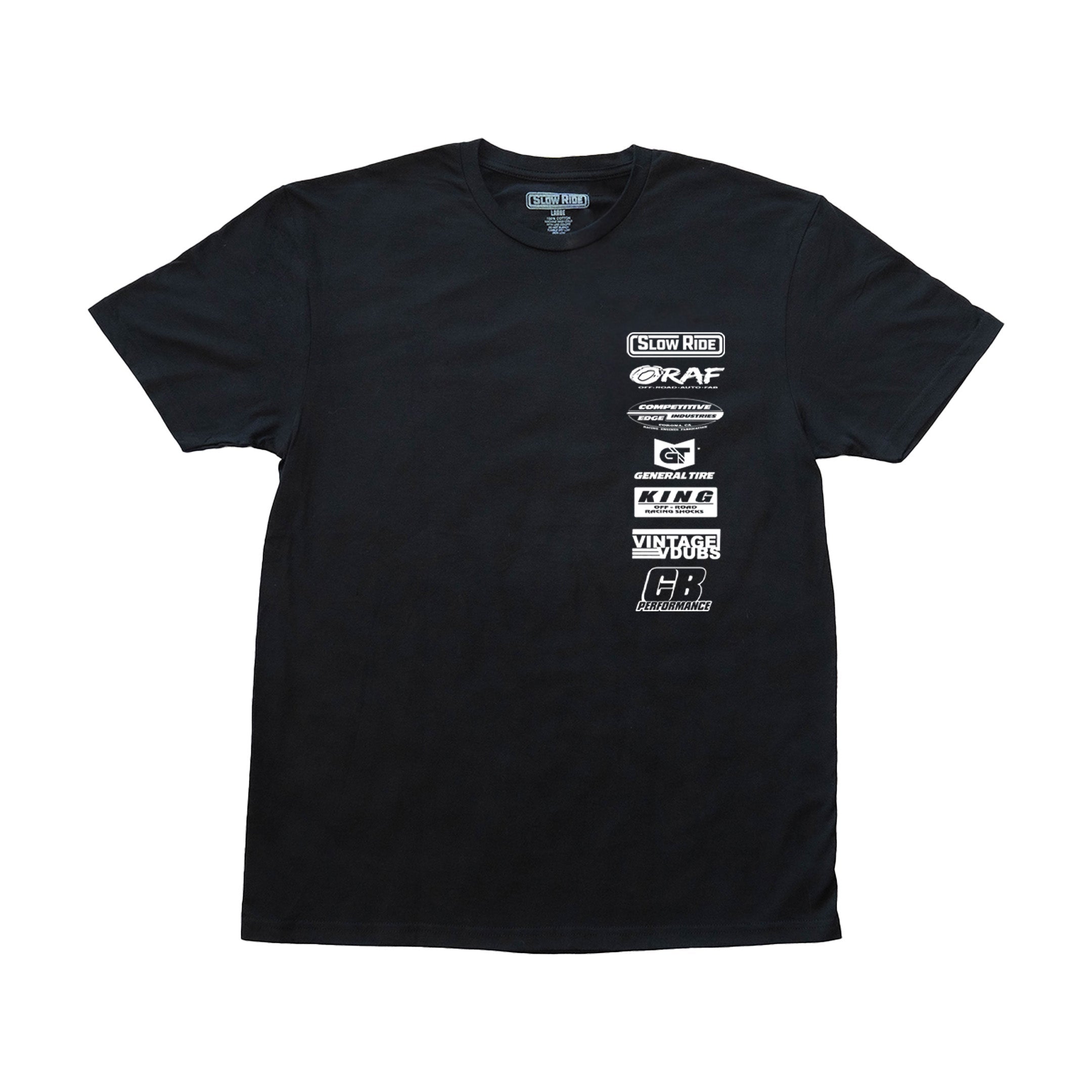 Donny Donovan 1107 Tee (Black) - Slow Ride