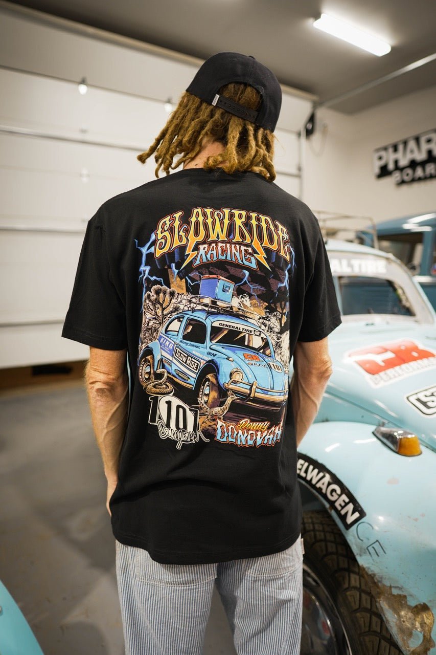 Donny Donovan 1107 Tee (Black) - Slow Ride