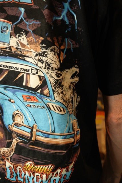 Donny Donovan 1107 Tee (Black) - Slow Ride