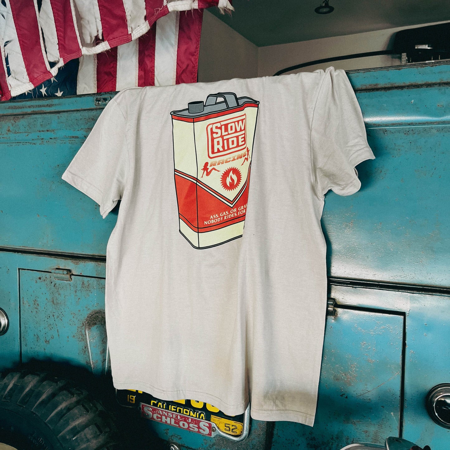 Gas Can Tee (4 Colors) - Slow Ride