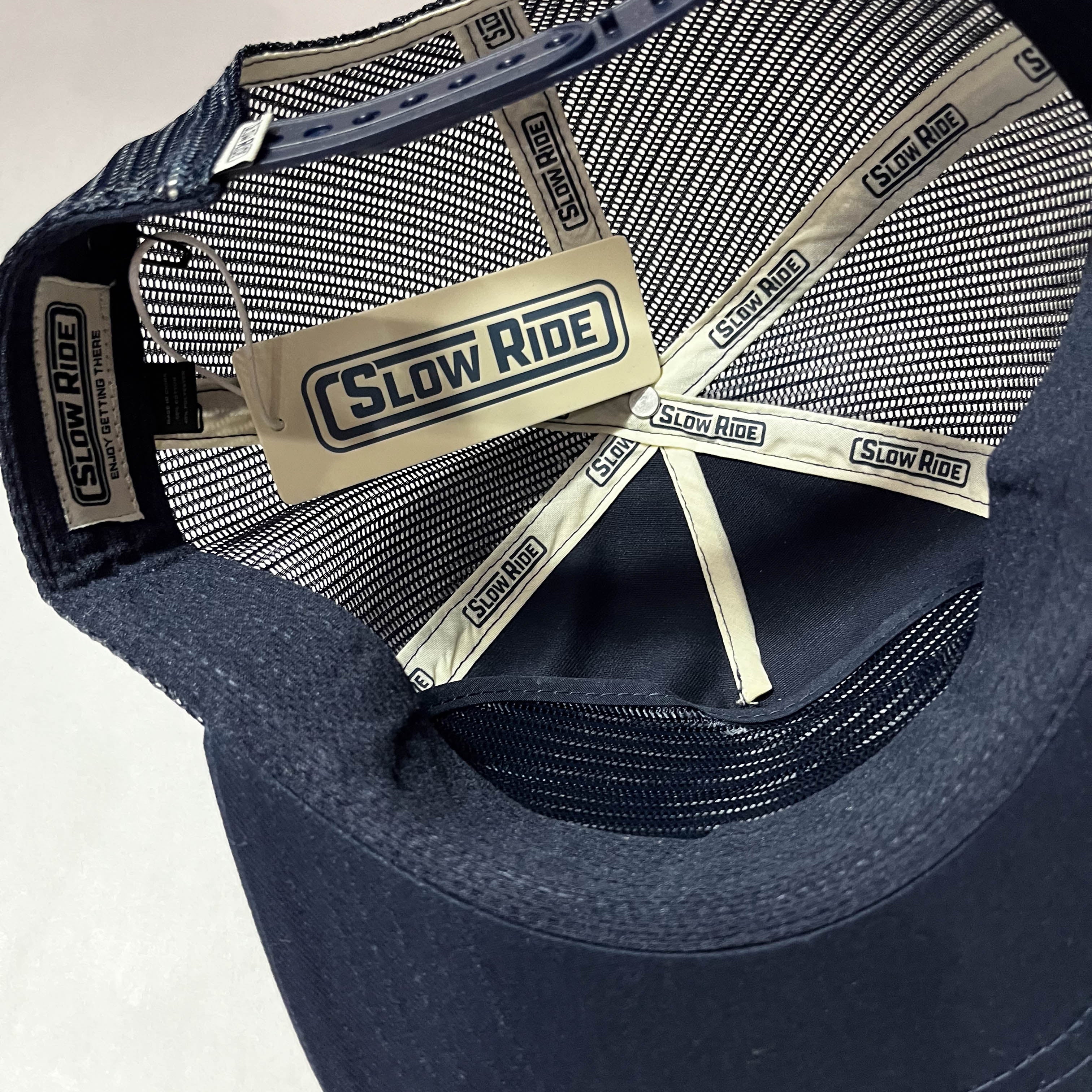 Original Unstructured Meshback Hat - Slow Ride