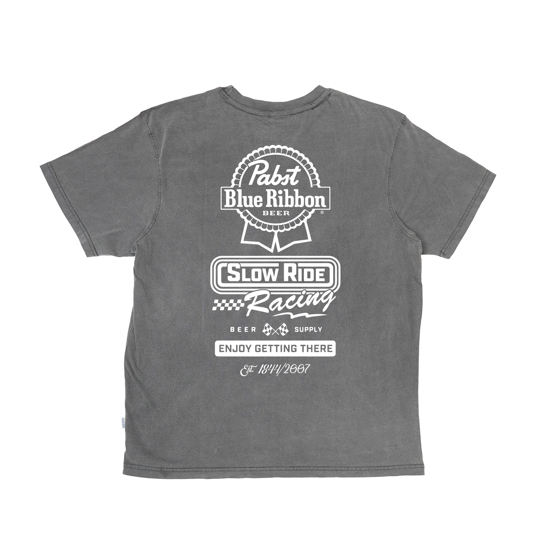 Pabst Stacked Tee - Slow Ride