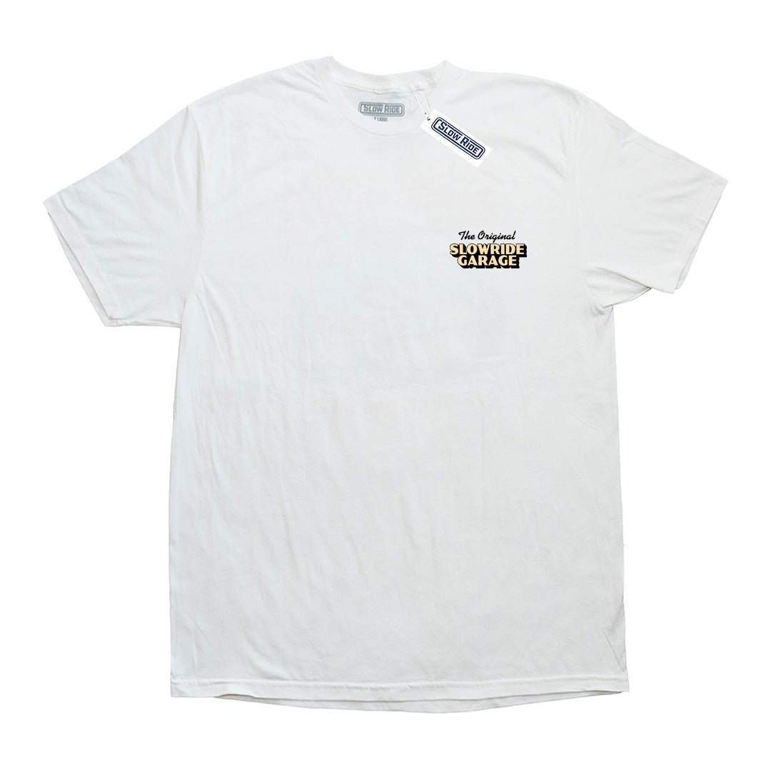 Parts & Service Tee (White) - Slow Ride