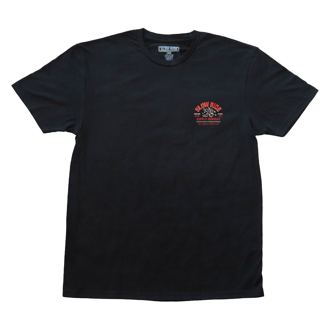 Patriot Tee (Black) - Slow Ride