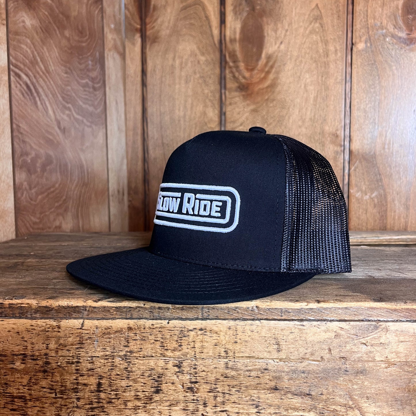 Radio Mesh Snapback (Black) - Slow Ride