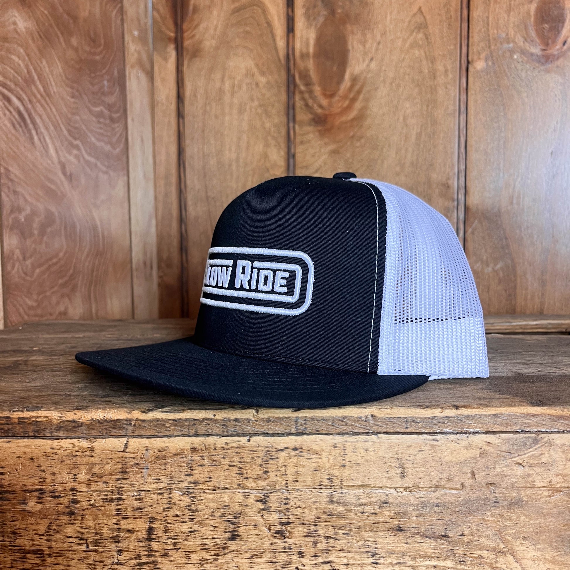 Radio Mesh Snapback (Black/White) - Slow Ride