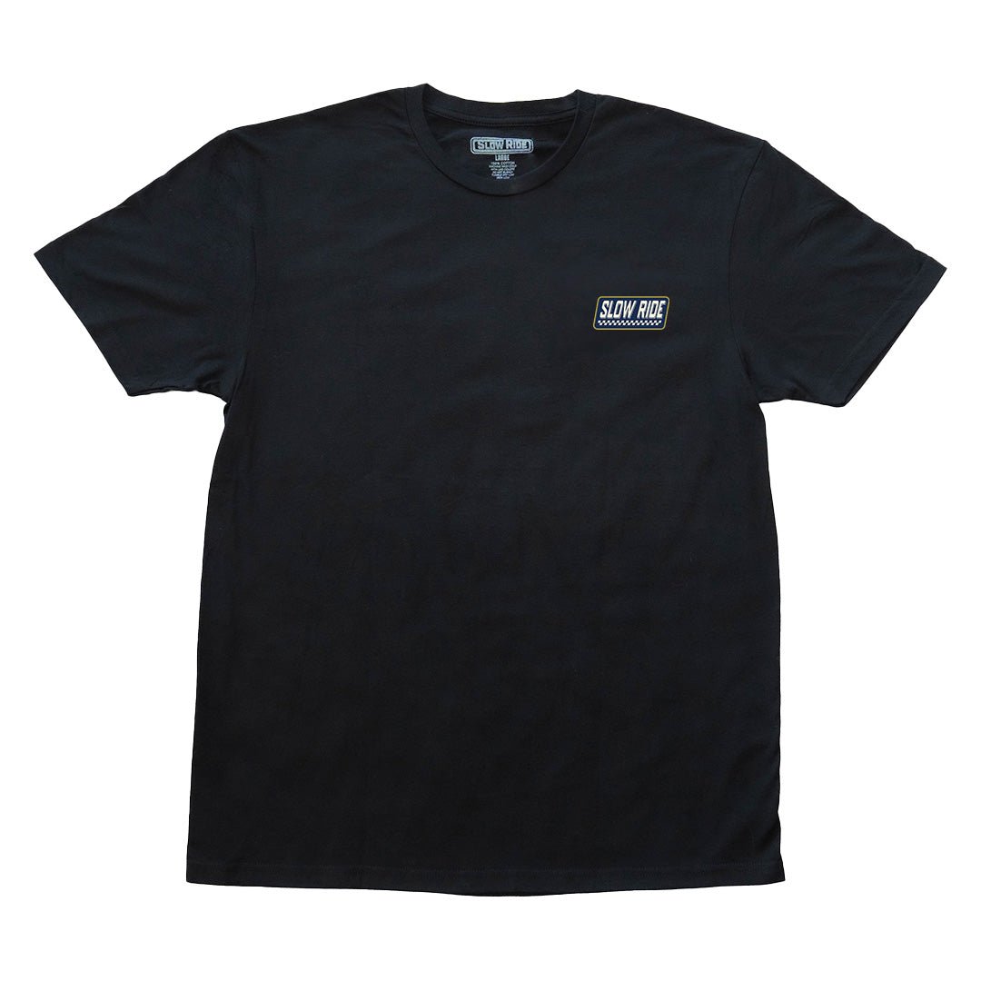 Roadrunner Tee (Black) - Slow Ride