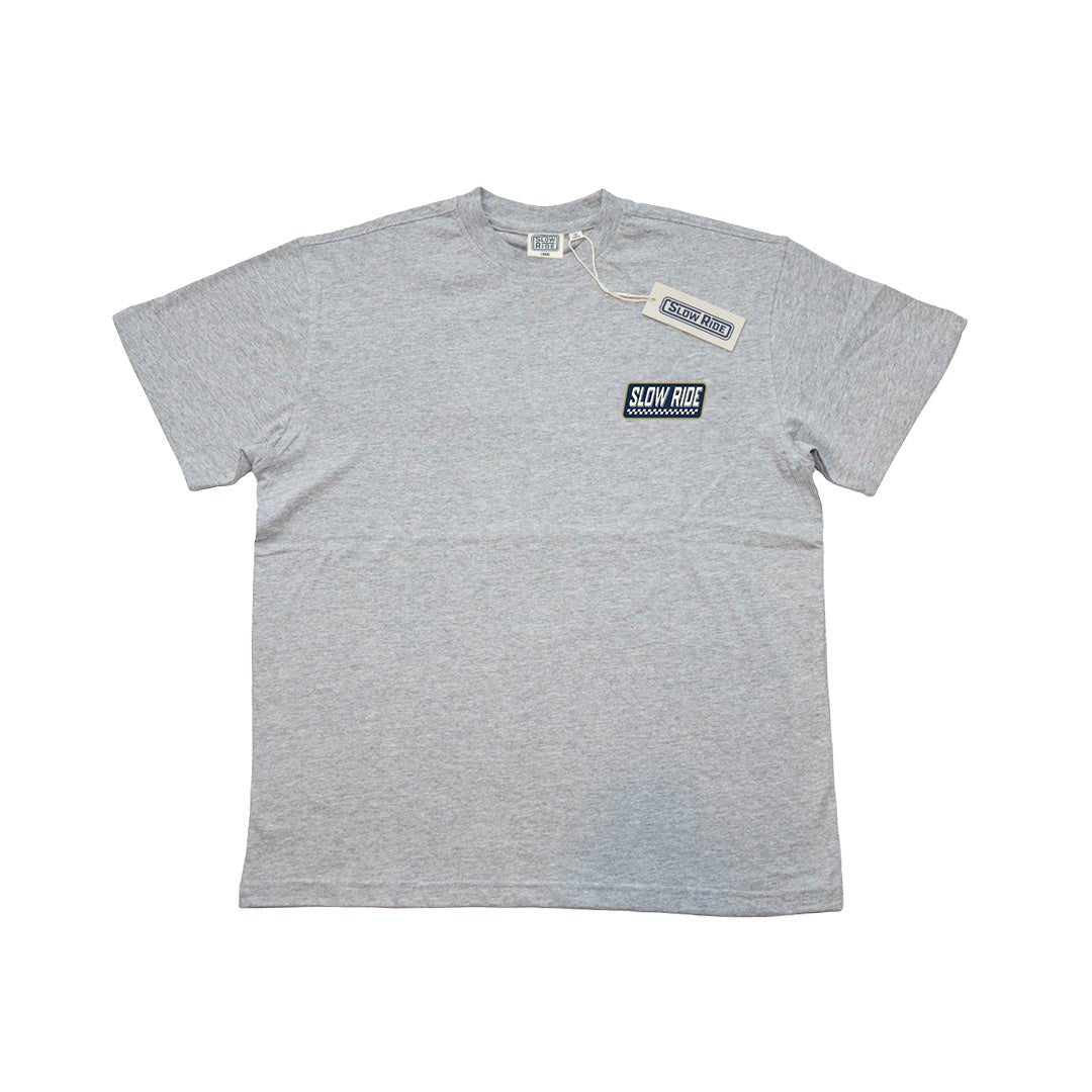 Roadrunner Tee (Grey) - Slow Ride