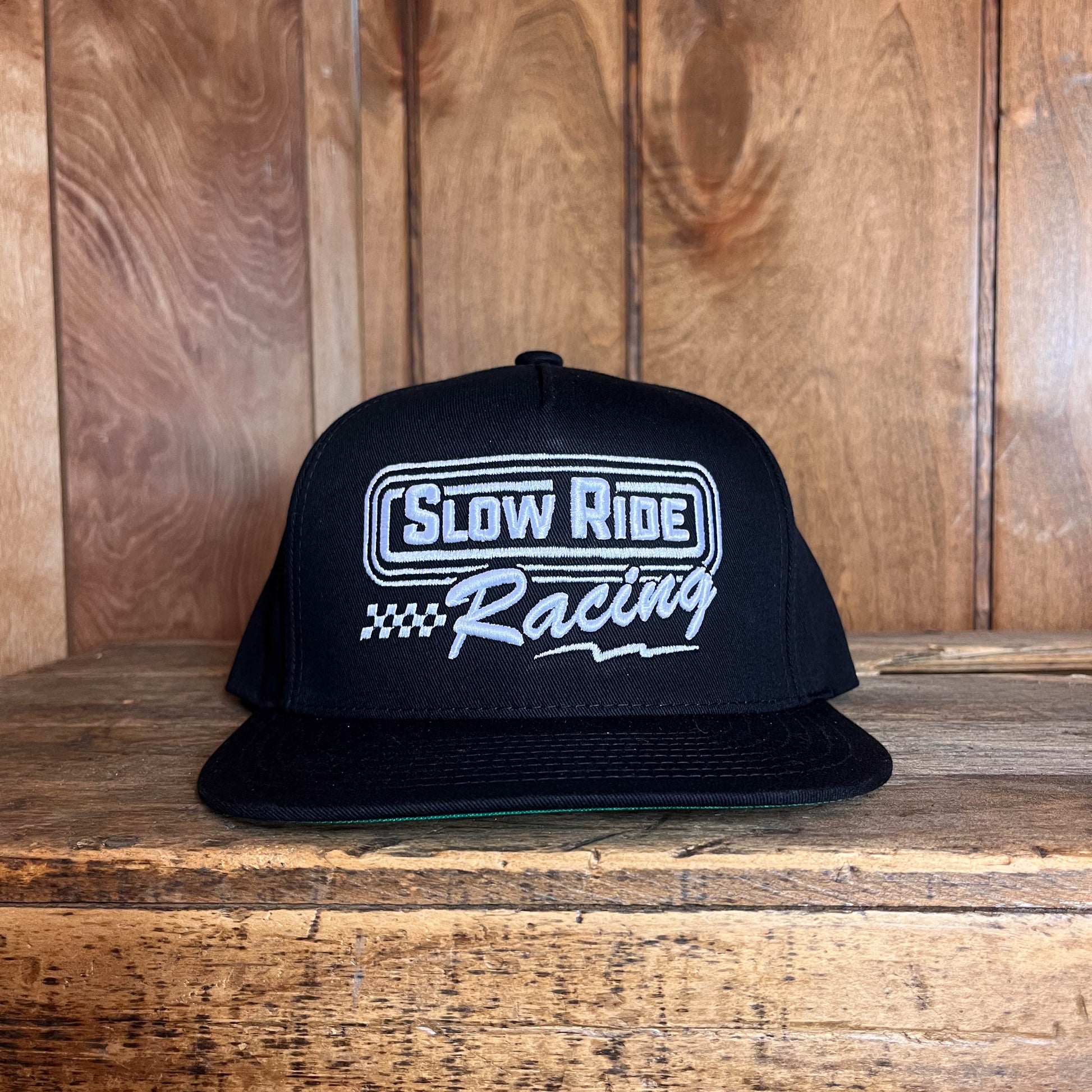 Slow Ride Racing Snapback (Black) - Slow Ride