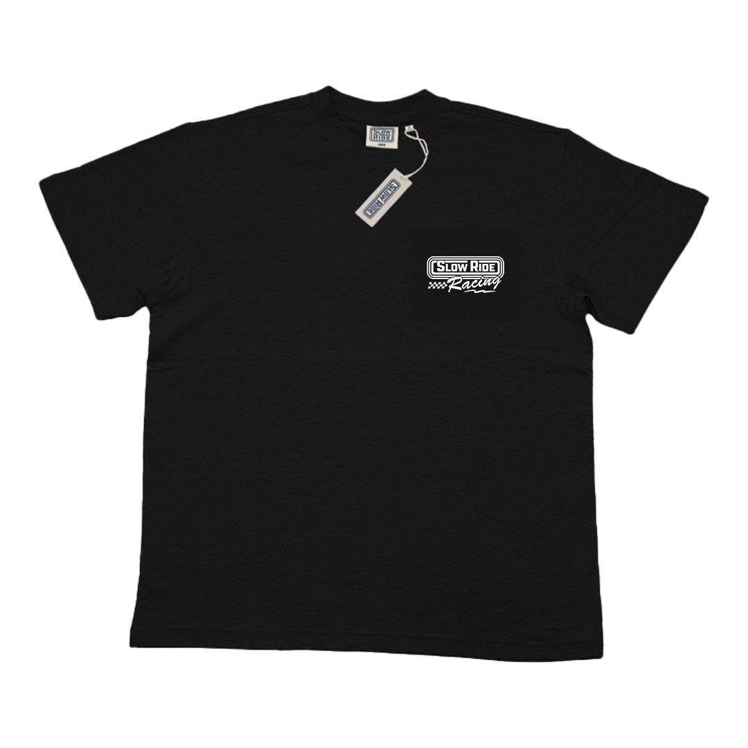 SlowRide Racing Heavy Tee (Black) - Slow Ride