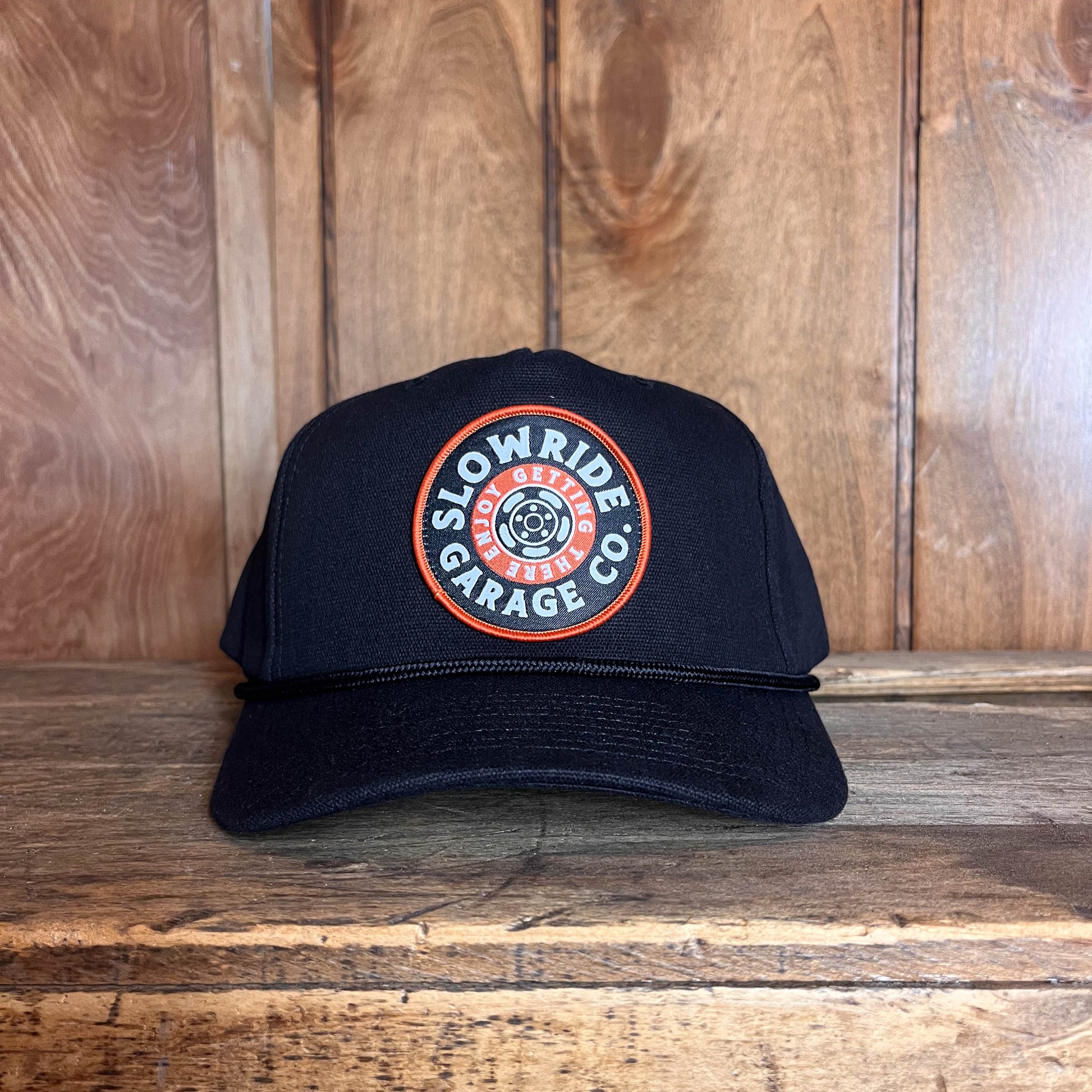 Space Wheel Hat (Black) - Slow Ride