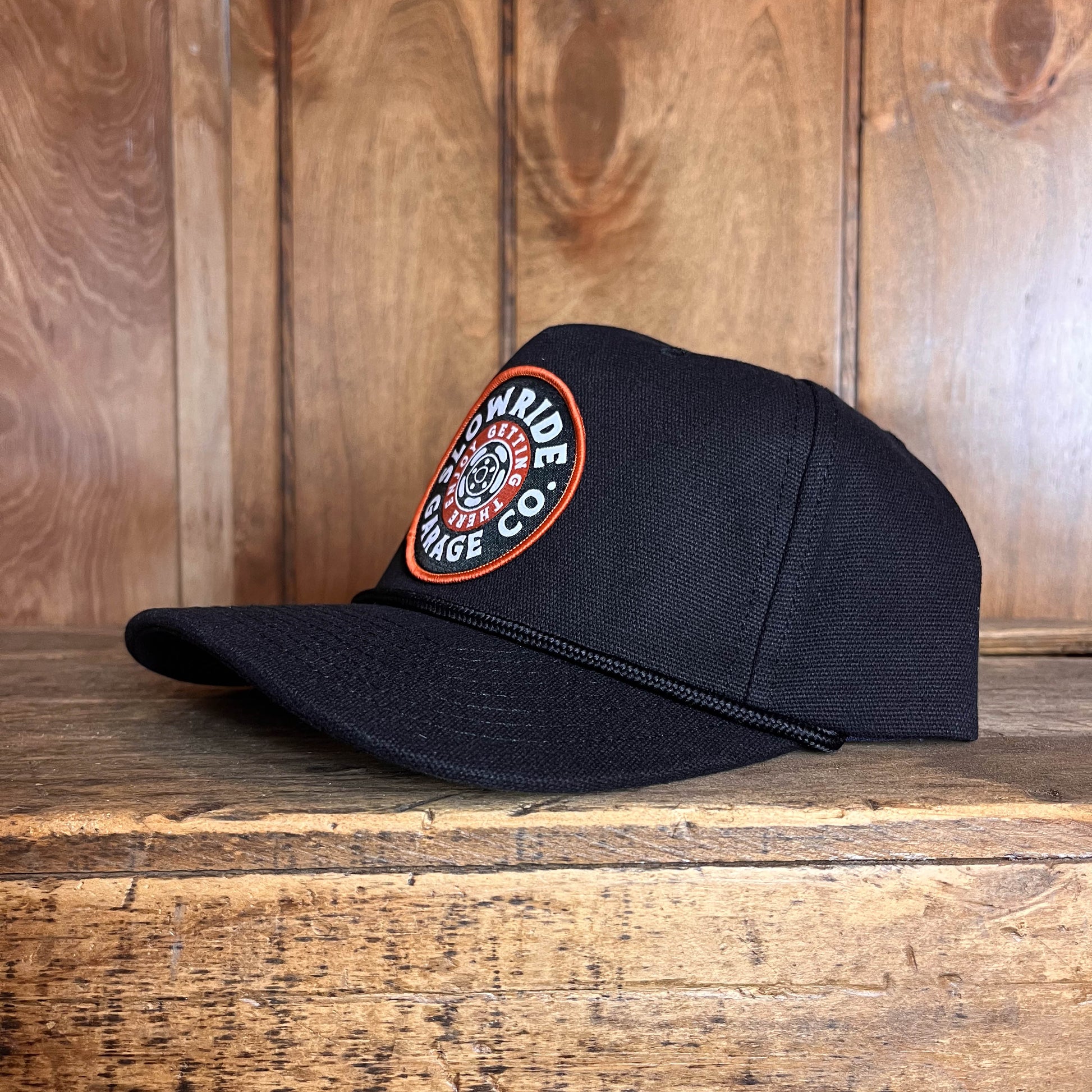 Space Wheel Hat (Black) - Slow Ride