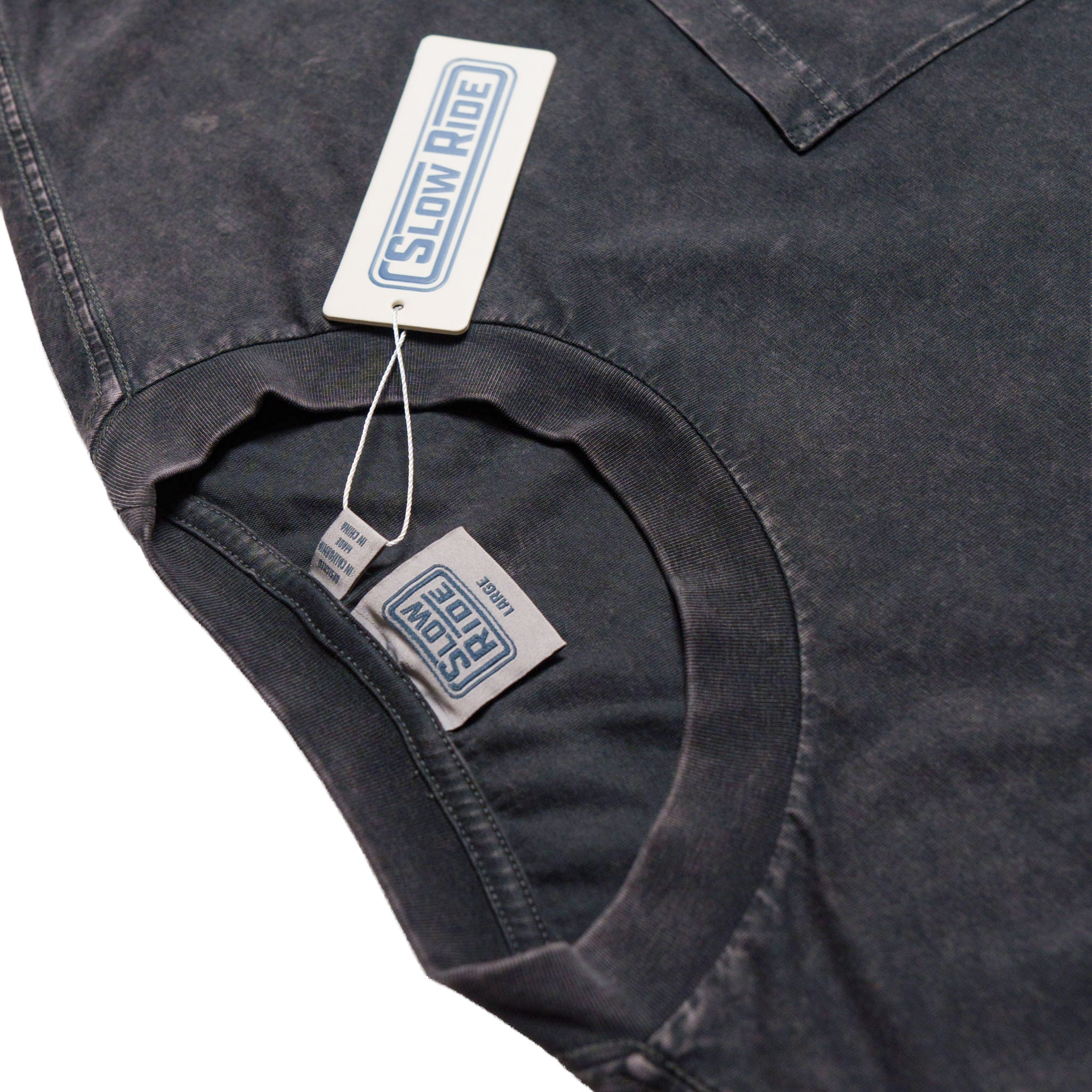 SR Essential Pocket L/S Tee - Slow Ride