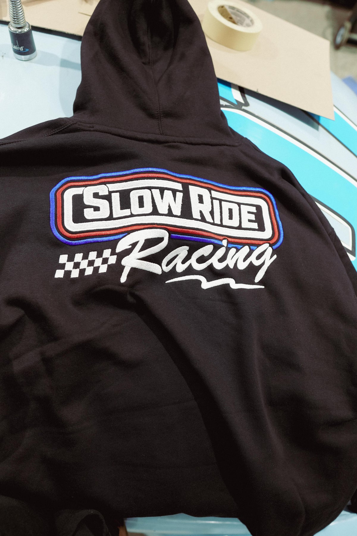 SR Racing Embroidered Hoodie - Slow Ride