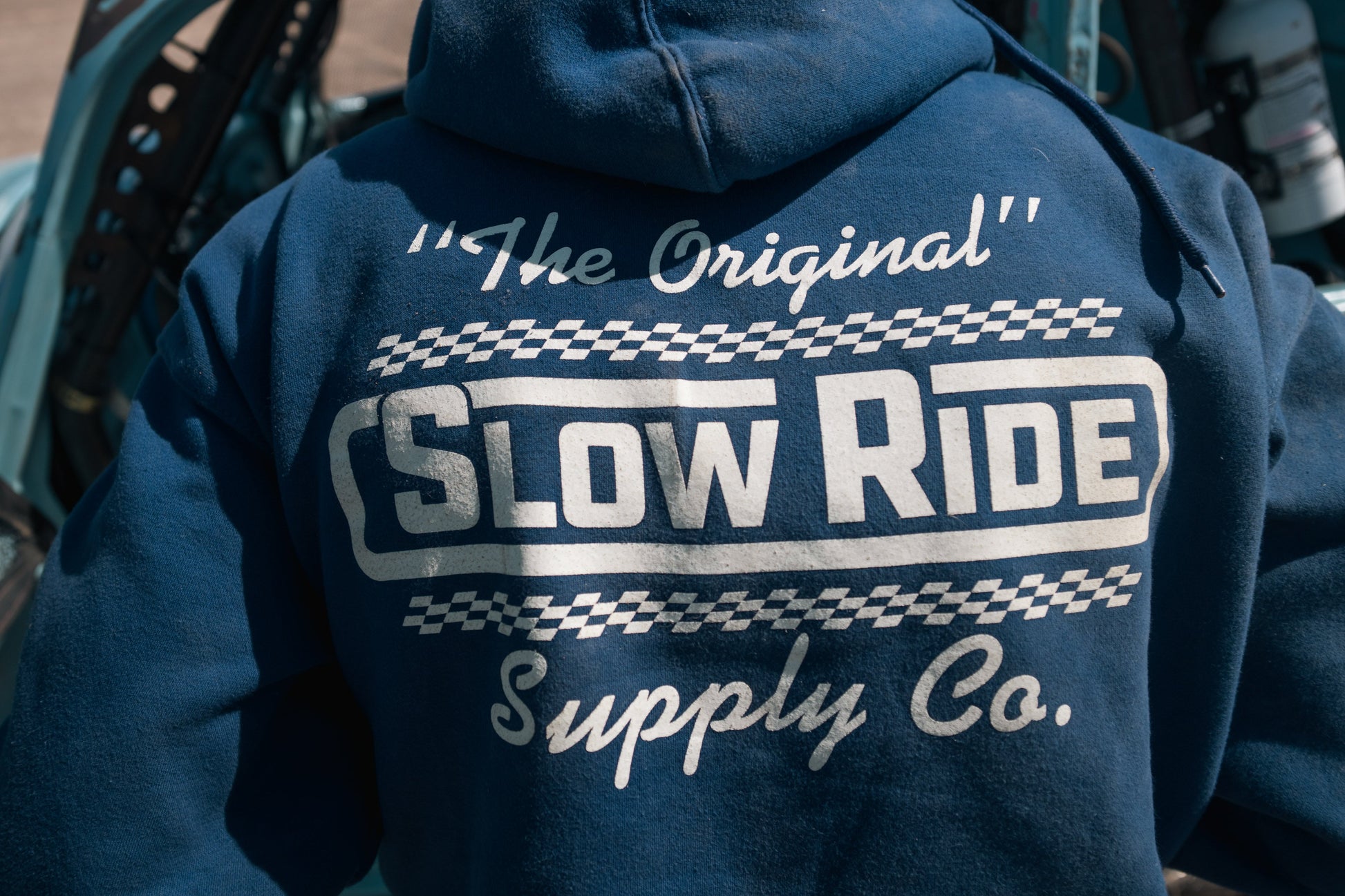 The Original Hoodie (Navy) - Slow Ride