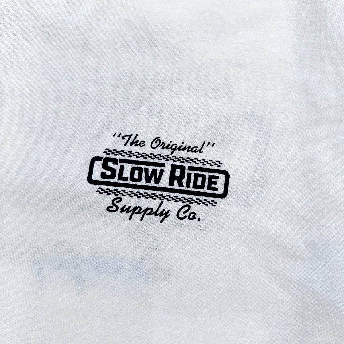 The Original L/S Tee (White) - Slow Ride