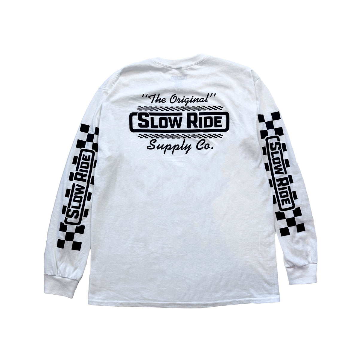 The Original L/S Tee (White) - Slow Ride