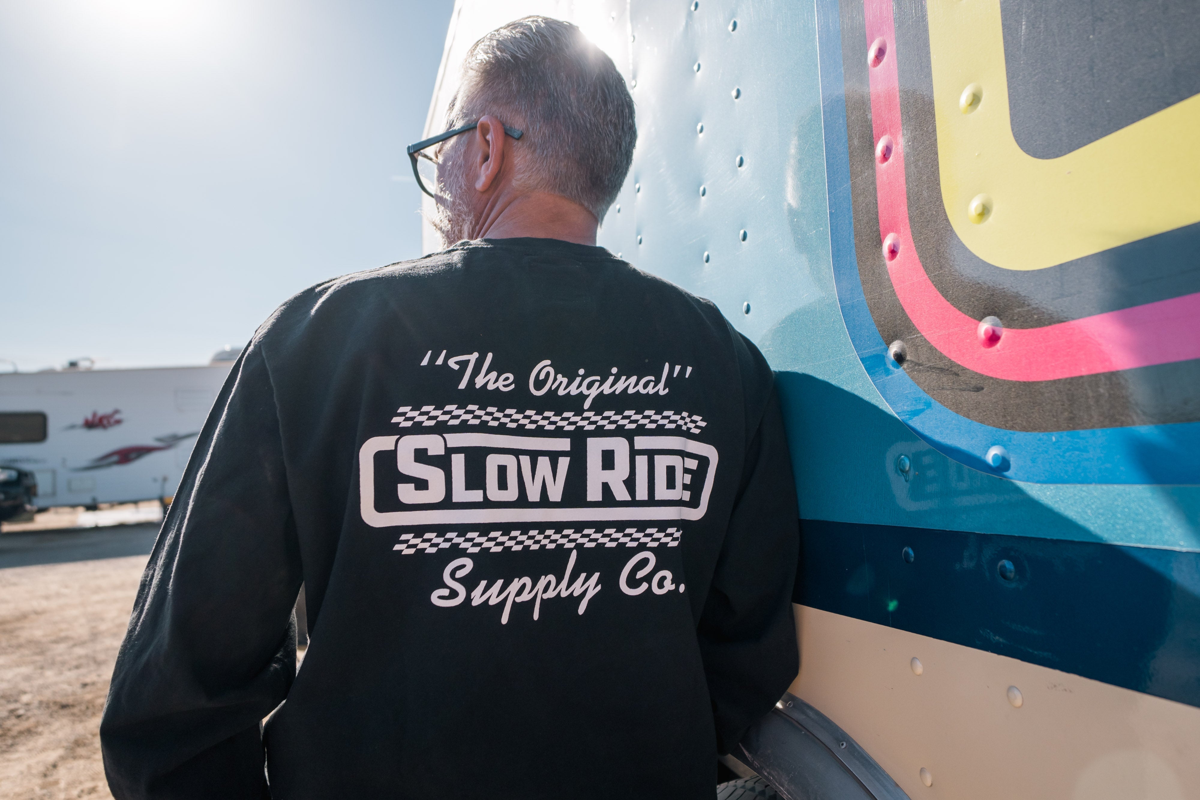 USA Made L/S Tee - Slow Ride