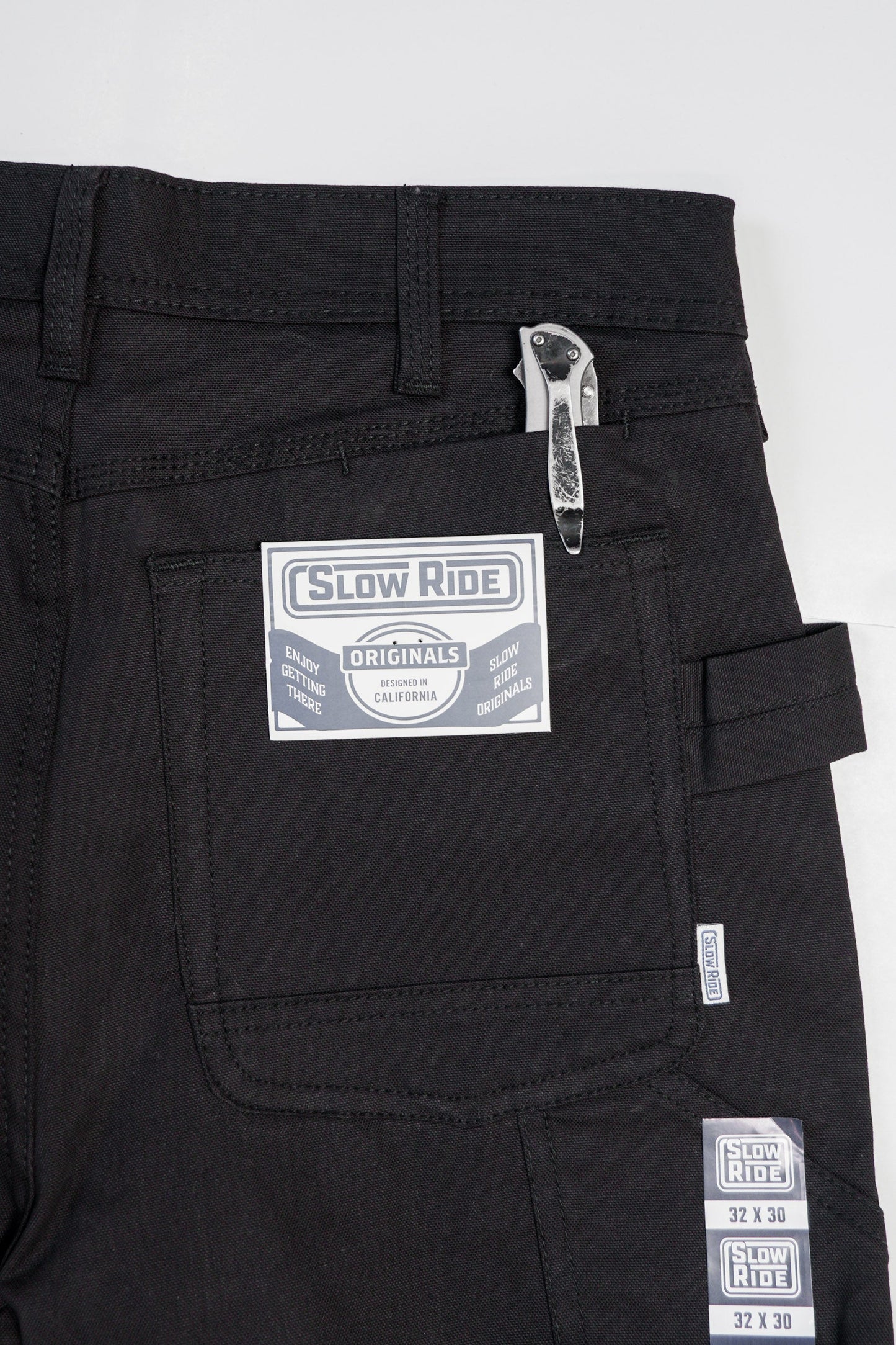 Utility Work Pant Black - Slow Ride