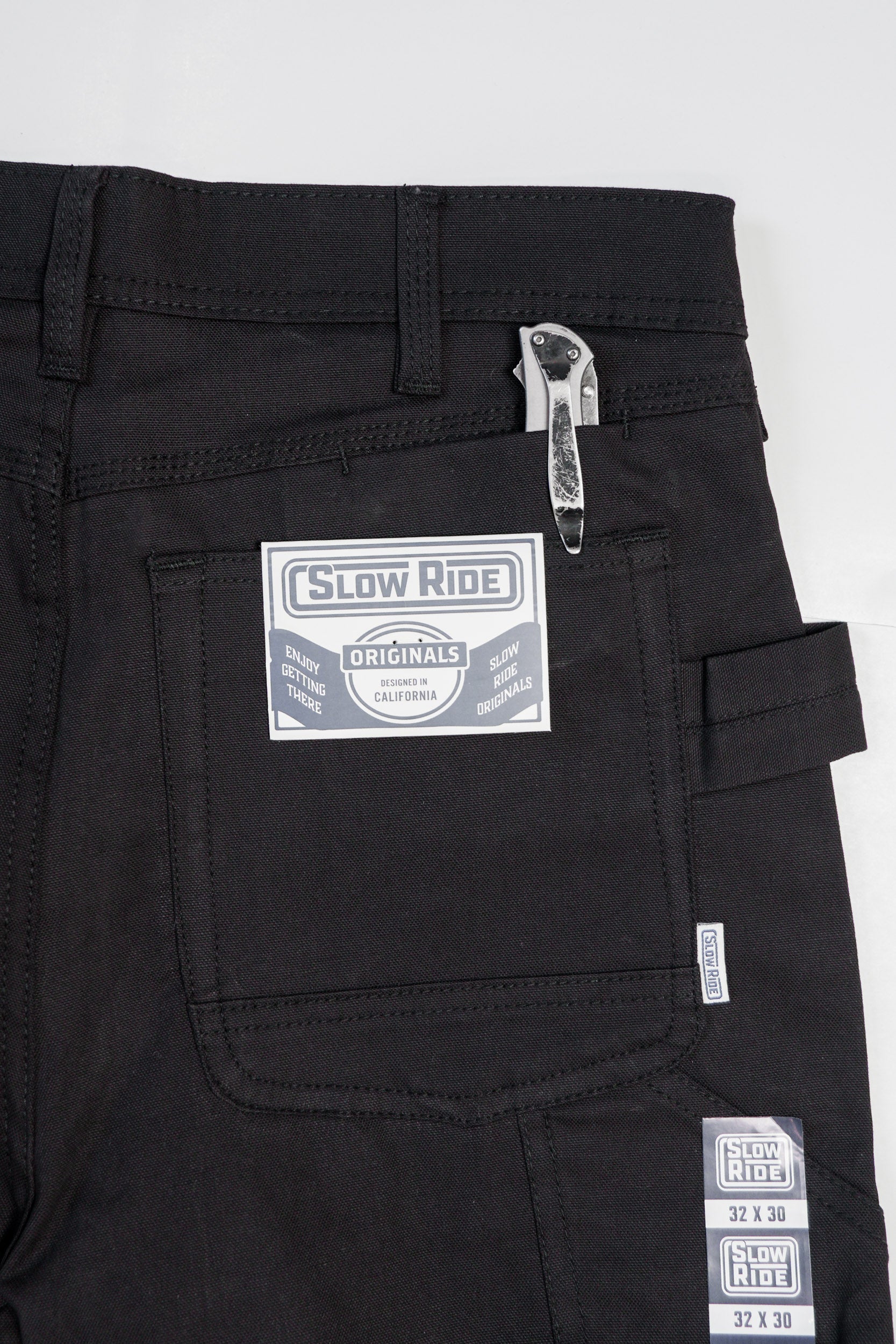 Utility Work Pant Black - Slow Ride