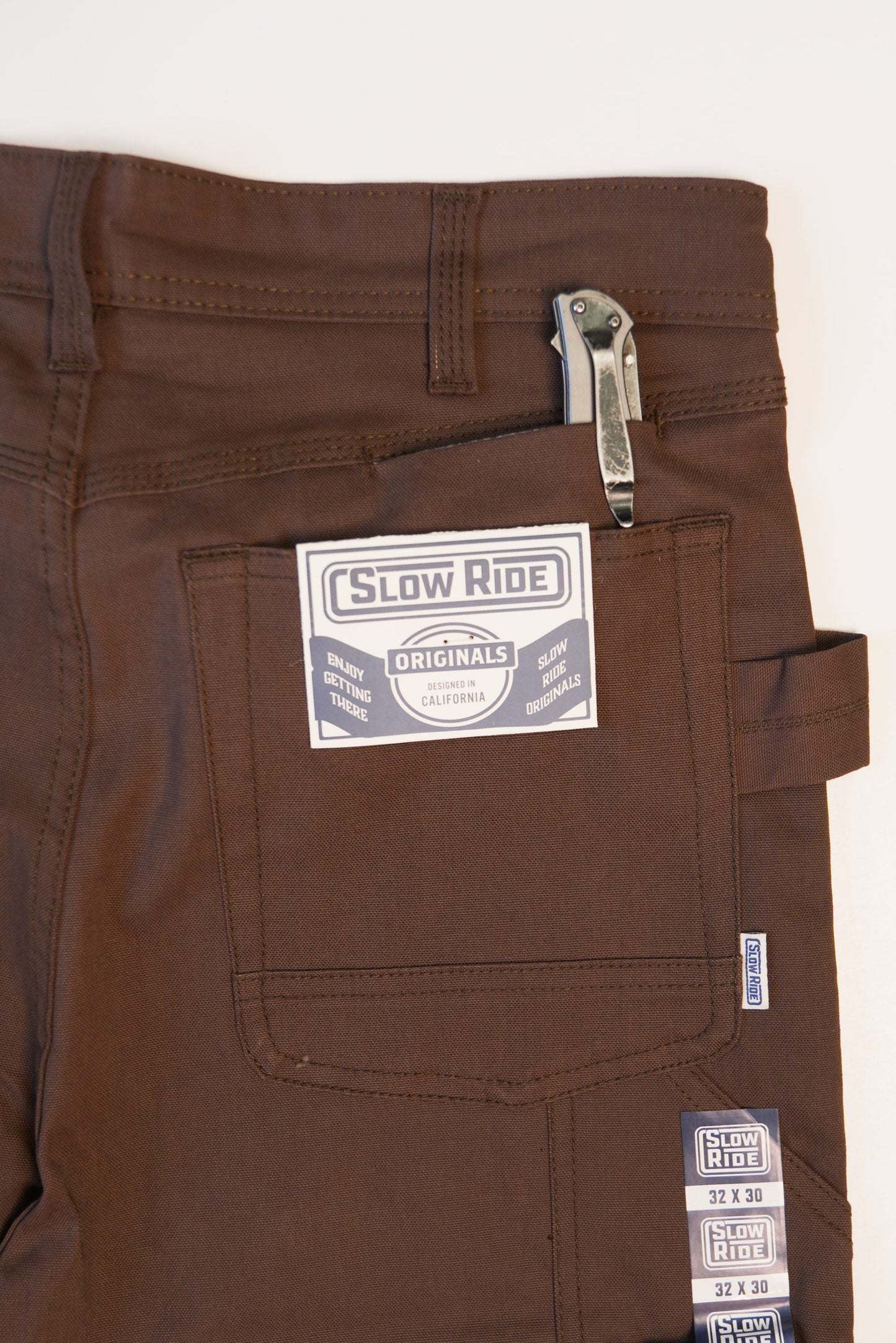 Utility Work Pant Brown - Slow Ride