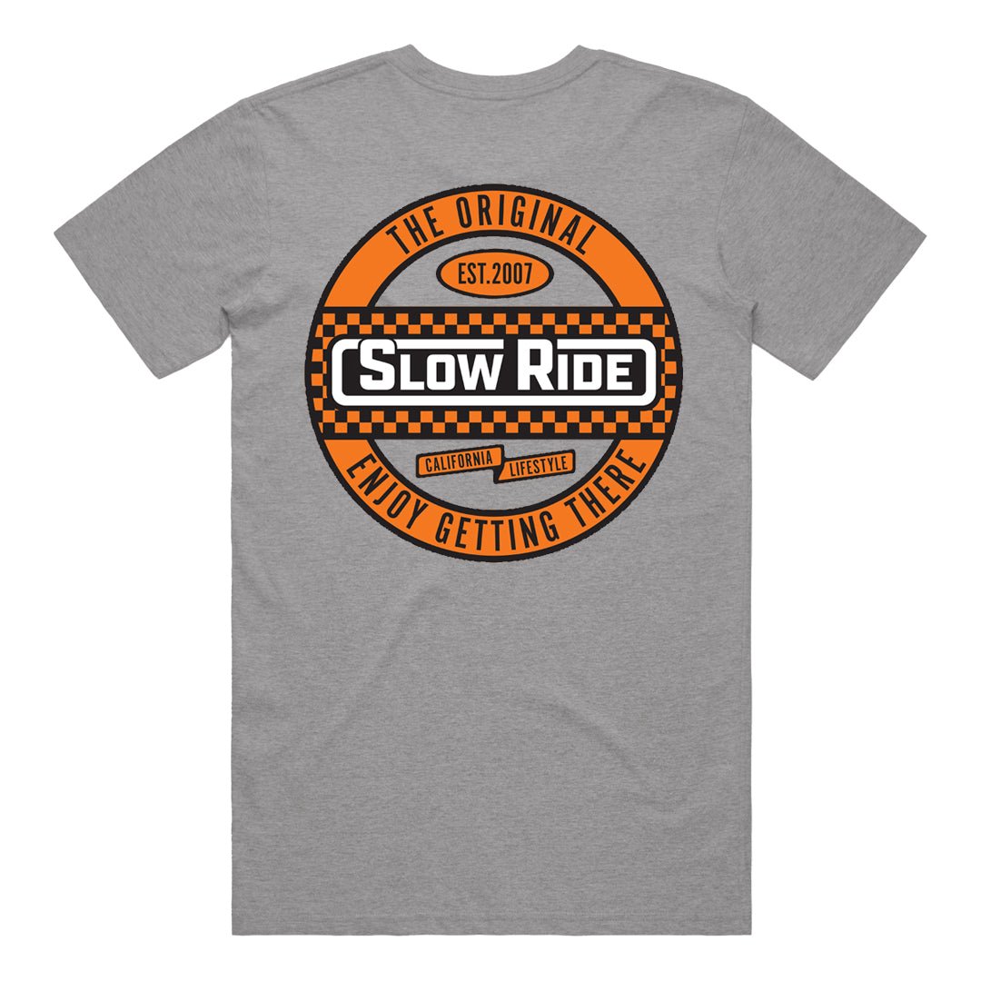 Checkered Tee (4 Colors) - Slow Ride