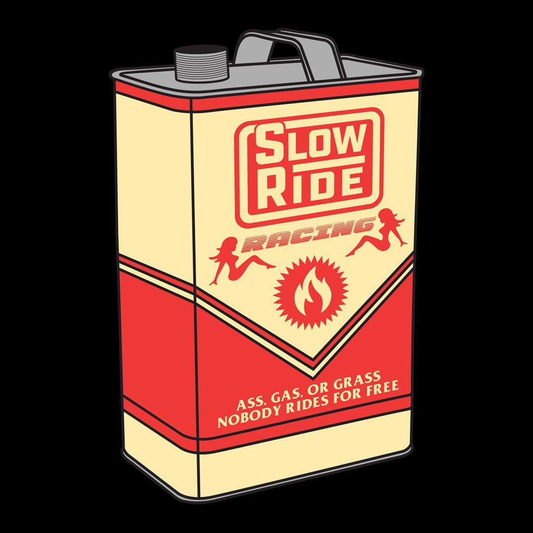 Gas Can Tee (Black) - Slow Ride