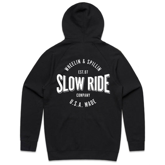 U.S.A Made Hoodie(Black) - Slow Ride
