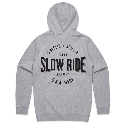 U.S.A Made Hoodie(Grey) - Slow Ride