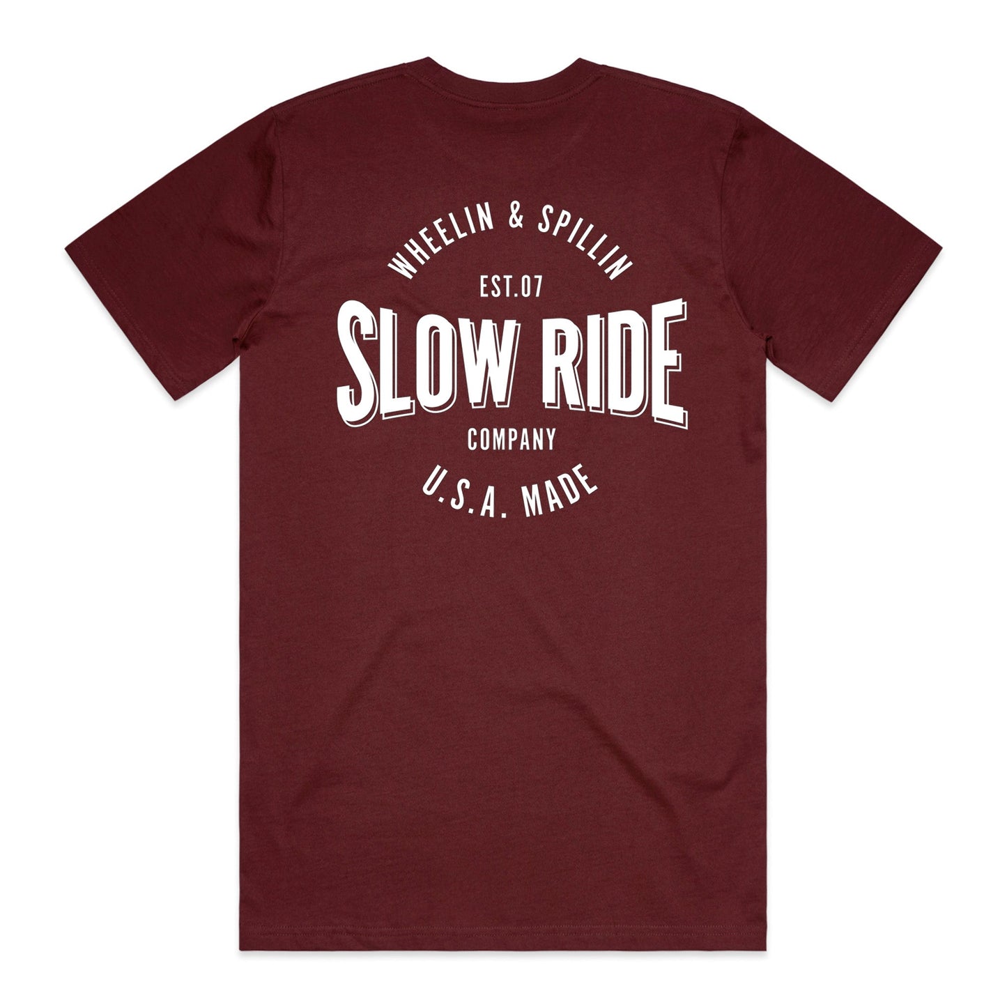 U.S.A. Made Tee (3 Colors) - Slow Ride