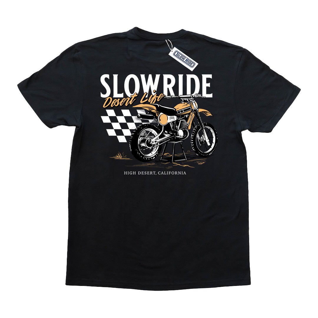 490 Tee (Black) - Slow Ride
