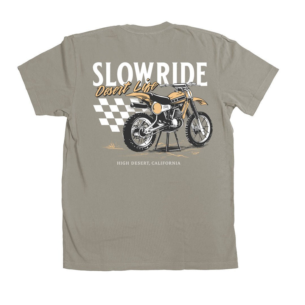 490 Tee (Pigment Cement) - Slow Ride