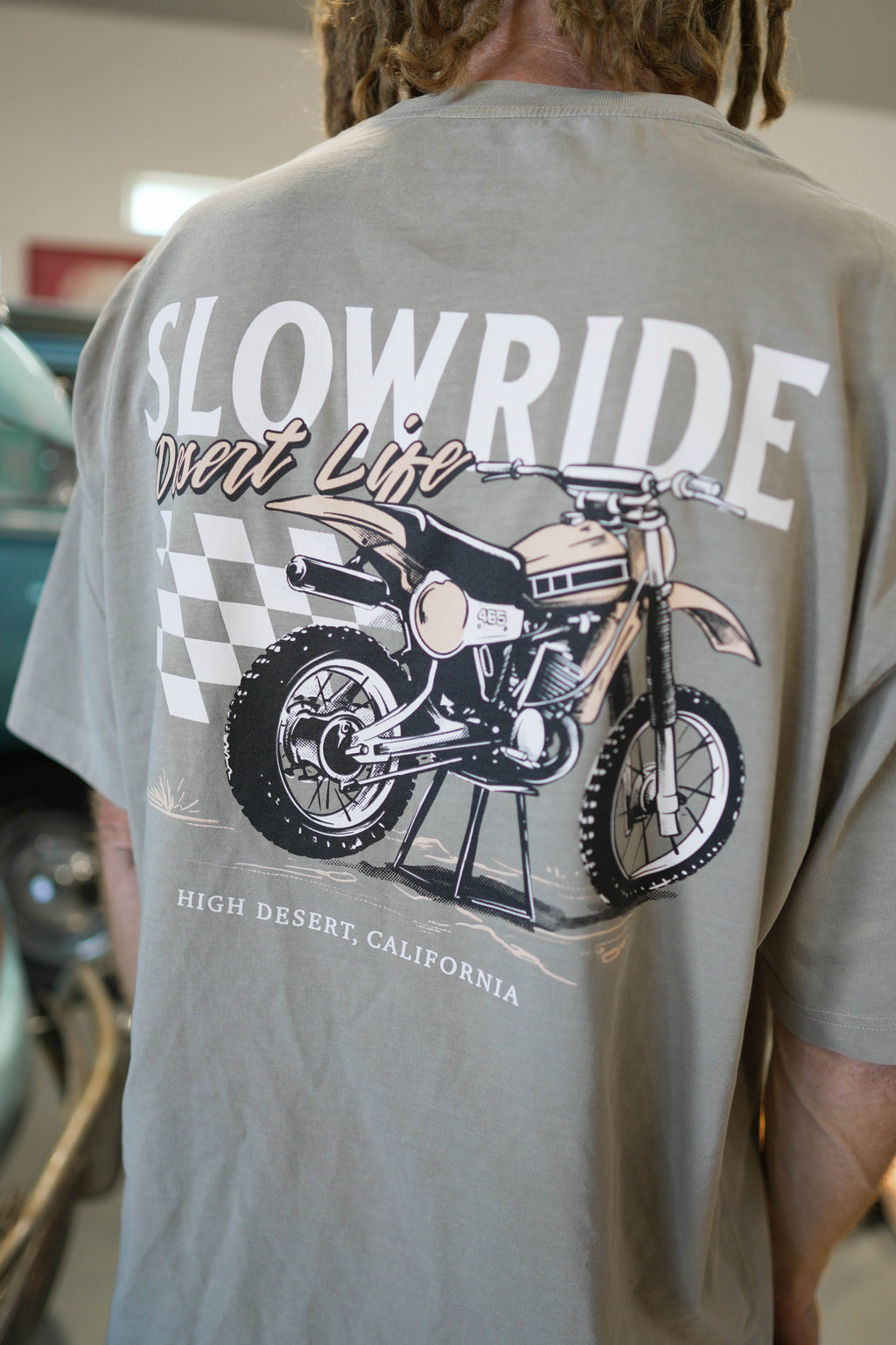490 Tee (Pigment Cement) - Slow Ride