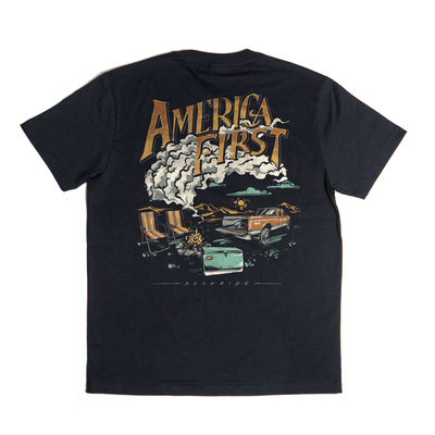 Campfire Tee - Black back